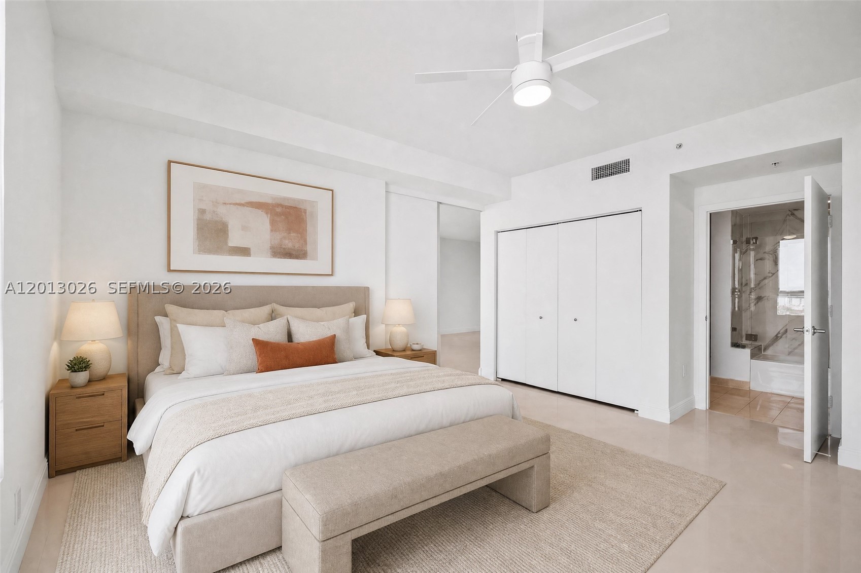 Freshly painted and ready for move in today! Make this spacious 1 bed, 1 bath 736 SF residence at the Ivy Condo yours today. Located in a a gated riverfront community in the heart of Miami, this north facing unit offers unobstructed views of the city to enjoy year round. The thoughtfully designed floor plan easily accommodates a work-from-home setup. The modern kitchen is equipped with updated appliances, while a smart Nest thermostat allows remote climate control. Newly installed rolling blackout shades in the bedroom and additional shades in the living area provide privacy and comfort at any hour. The bathroom features a sleek, updated vanity with generous storage and a contemporary shower design with custom glass and tile. A fully built-out closet and separate linen closet add everyday functionality. One assigned covered parking space included. Built in 2008, the building has recently completed major capital improvements, including refreshed lobby and hallways. Residents enjoy 24-hour front desk and valet service, spa with steam and sauna, expansive pool deck, BBQ area, children’s playground, and club room. Ideally located along the Miami River, just moments from Brickell City Centre, world-class dining, shopping, and entertainment. Easy access to I-95, Miami Beach, Wynwood, Midtown, Edgewater, and MIA Airport. Qualifed Buyers can be approved with Conventional loan with as little as 5% down through a participating lender. Inquire to learn more.