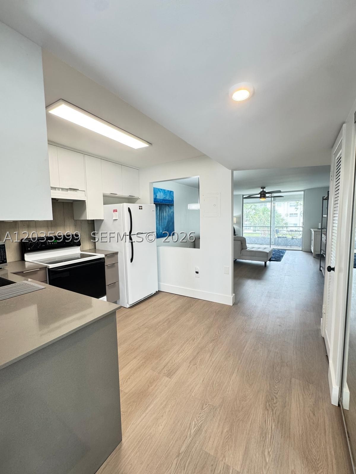 Be the first to enjoy this beautifully remodeled, move-in ready unit in one of Sunrise's best-maintained 55+ communities. Recently renovated throughout, this bright and spacious residence offers an open and airy layout with abundant natural light. Both bedrooms feature large closets, providing excellent storage space. Enjoy serene lake views from the spacious enclosed terrace, which can be used as a bonus room, home office, or sitting area. Convenient second-floor location with elevator access. One assigned parking space is included, along with ample guest parking. Rent includes water, cable, and internet; tenant only pays electricity. Residents enjoy access to multiple pools, fitness center, tennis courts, clubhouse, and beautifully maintained grounds. Ideally located near shopping, restaurants, and major roadways.