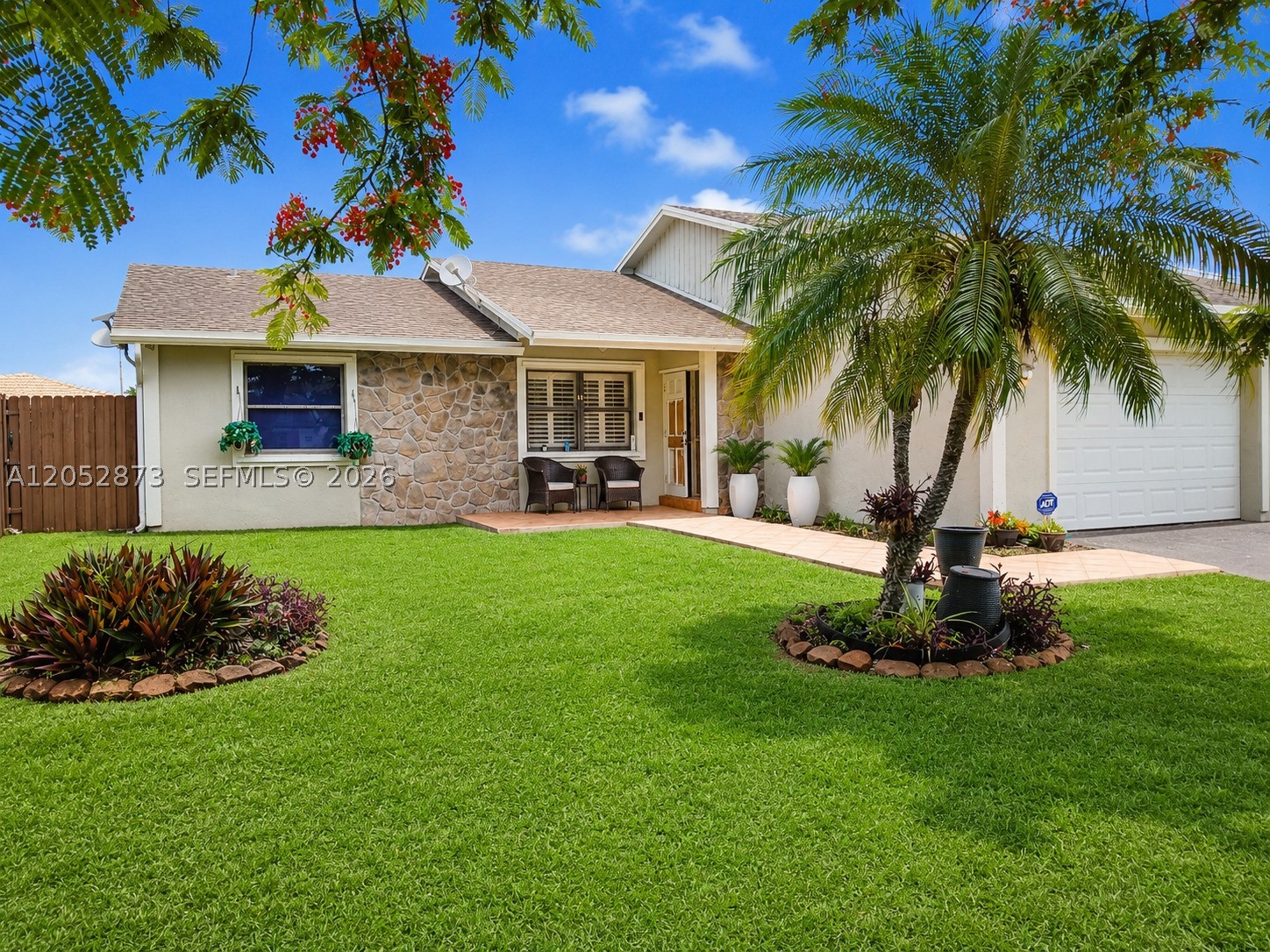 Beautiful 3/2 home in a desirable Homestead community with low HOA. The well-maintained property offers a spacious, open-concept layout, generally sized bedrooms, a garage, a private backyard with room to relax and entertain, and space for a pool. Located near schools, shopping, dining, parks, and major highways. Easy to show; contact listing agent.