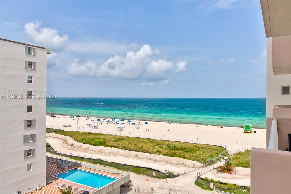 Oceanfront living in the coveted South of Fifth Street neighborhood- high floor furnished one bedroom with parking and gorgeous ocean views! Enjoy direct beach access in a fully renovated oceanfront building right on the sand. Residents love the brand-new oceanfront pool deck with heated pool, and new fitness center with ocean views. This high-floor, furnished residence features an spacious kitchen with a new stainless steel range and microwave, open balcony with breathtaking ocean views, and an assigned gated parking space. Spacious layout includes a walk-in closet and excellent natural light. Cable and internet are included in the rent. A fantastic opportunity to live in one of Miami Beach’s most desirable oceanfront buildings at an exceptional value!