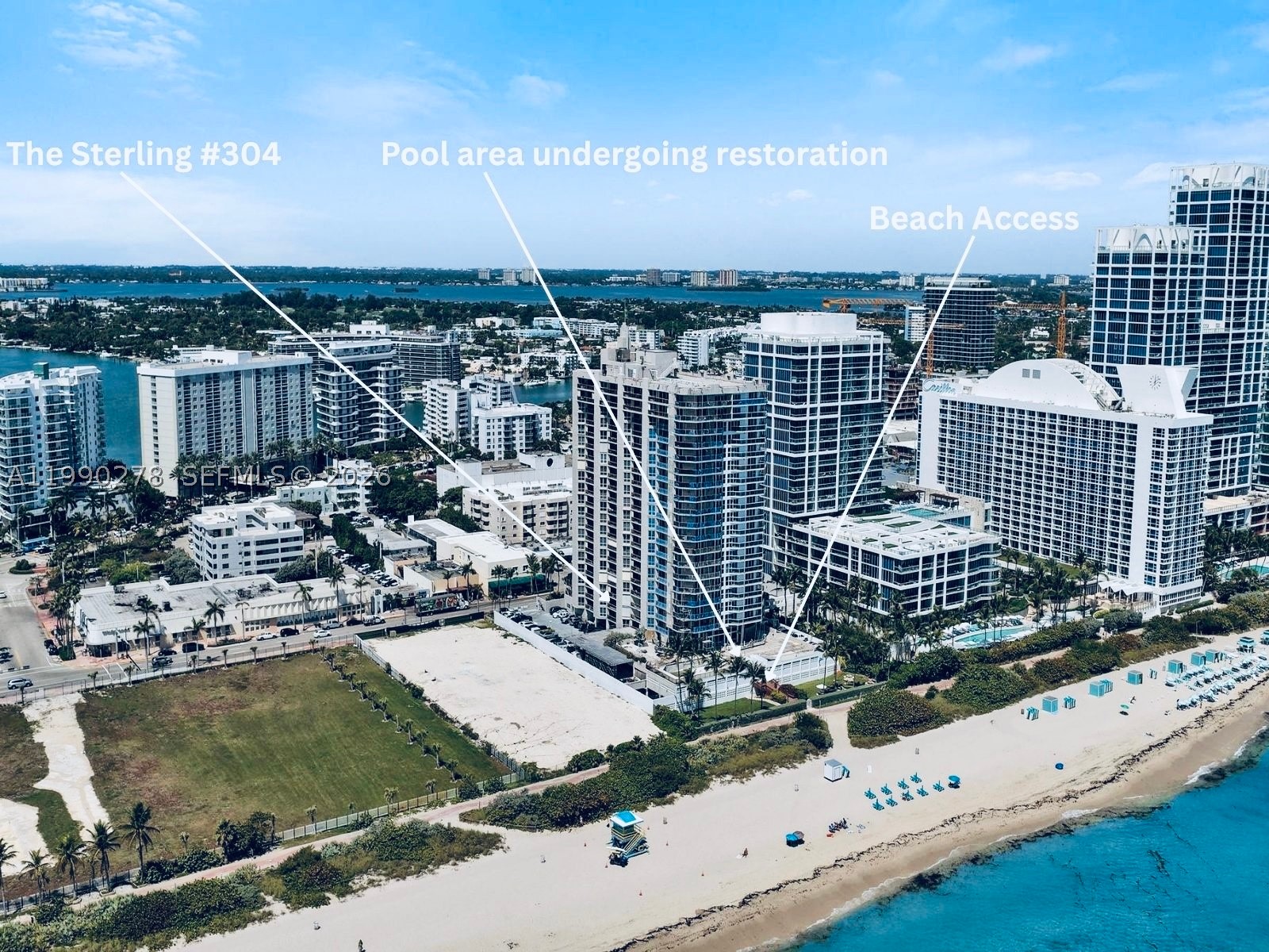 Enjoy direct beach access and a true resort-style lifestyle. This ocean-view condo features 2 bedrooms, 2 full bathrooms, and 1,180 sq ft, ready for immediate move-in or to customize to your taste. The seller will pay all special assessments at closing, including those for new elevators and concrete restoration, as well as pool and pool deck upgrades—allowing the new owner to enjoy the full benefit of these improvements. Amenities include a beachfront pool and jacuzzi, fitness center, sauna, social room, and 24-hour concierge.