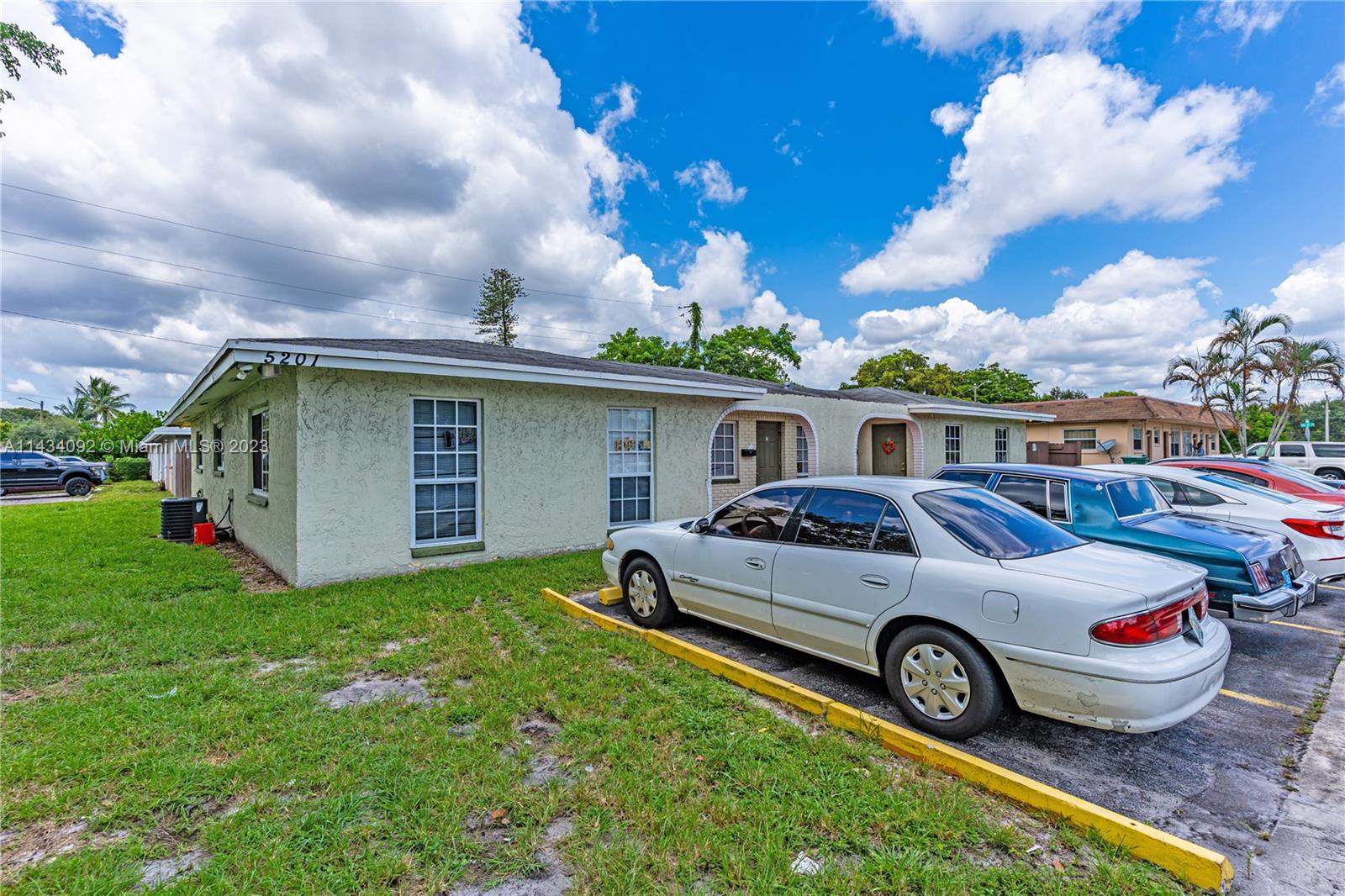 Excellent investment opportunity! This income-producing spacious Triplex is located on an oversized corner lot in Lauderhill's Windermere/Tree Garden gated community. The property has security cameras system, central A/C, and a laundry room. Units are large each with 3 bedrooms and 1 full bathroom. Currently, all (3) units are are on annual leases and tenants pay their own water. The current Annual Gross Income is $54,000 with opportunities for increase. 
Don't miss this great investment opportunity! Please call the listing agent for further information; do not contact/trouble the tenants.