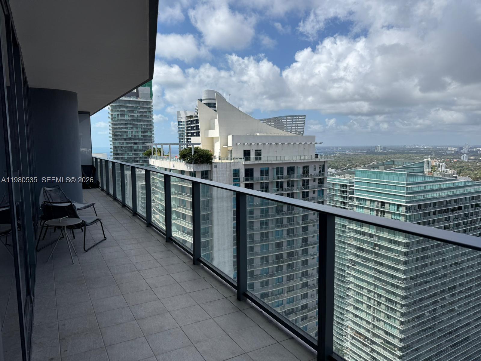 Residence 4506 at Brickell Flatiron — one of Miami's most iconic towers by master developer Ugo Colombo — delivers an unrivaled lifestyle in the heart of Brickell's financial district. Perched on the 45th floor of this stunning 64-story glass tower, enjoy breathtaking panoramic views of Biscayne Bay and the Miami skyline from your oversized elliptical terrace.
Amenities include a rooftop pool on the 64th floor with 360-degree unobstructed views, rooftop spa and fitness center, 18th-floor lap pool, children's playroom, private movie theater, wine room, and full-time concierge and doorman. Steps from Mary Brickell Village and Brickell City Centre, the location offers Brickell's best walkability with world-class dining, shopping, and transit at your door. 24/7 security