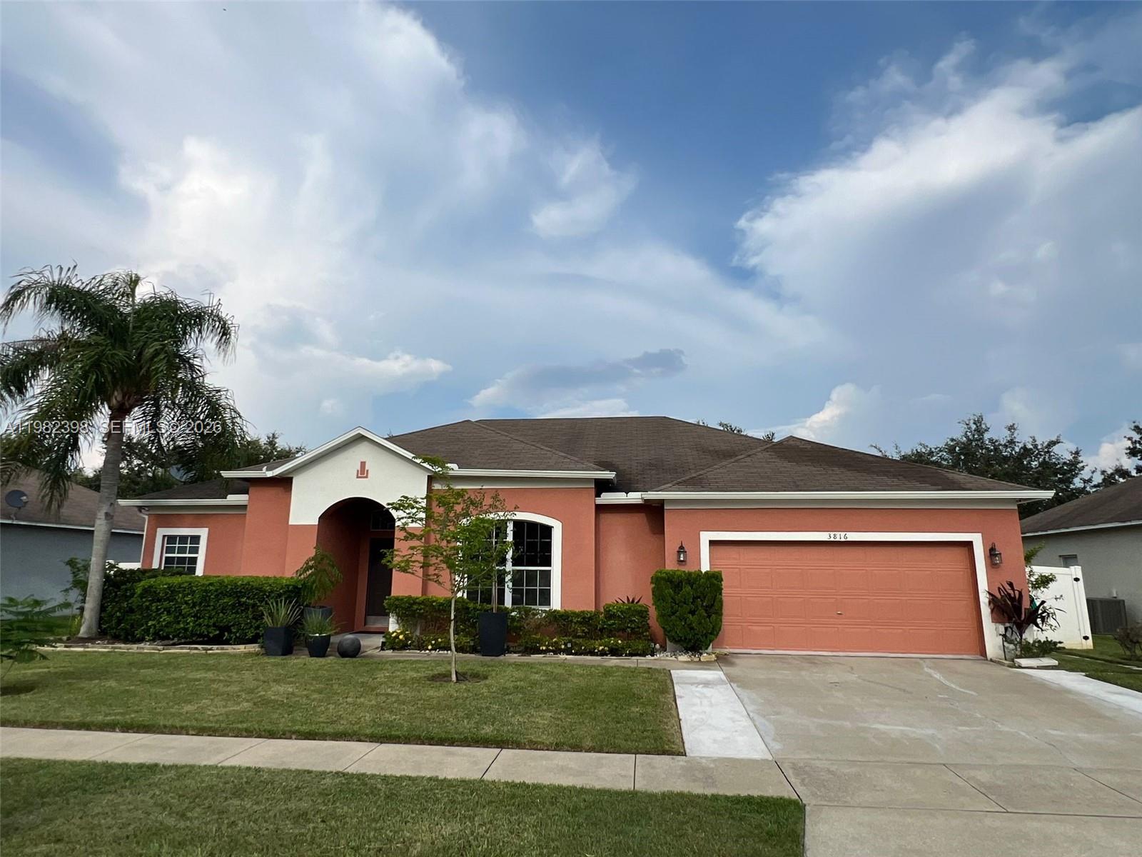 Phenomenal split floor plan 3-bedroom, 2-bath single-story home with flex additional 1/1 loft suite (4/3 total). In the gated community of Springlake Village. This home features a functional open layout with the primary suite on the first floor, ceramic tile flooring throughout the main living areas, and a spacious living and dining combination ideal for everyday living and entertaining. The kitchen offers ample cabinetry and workspace and opens to the main living area. The property sits on a 6,400+ sq ft lot with vinyl fencing, sliding glass doors leading to the backyard, a dedicated laundry area, and a converted two-car garage. Additional highlights include new large capacity A/C, walk-in closets, electric car charger, built-in storage features. Springlake Village residents enjoy a guard-gated entrance, community pool, fitness center, playground, and walking paths, with convenient access to 417, Lake Nona, Orlando International Airport, and major shopping and dining. Call for more information.