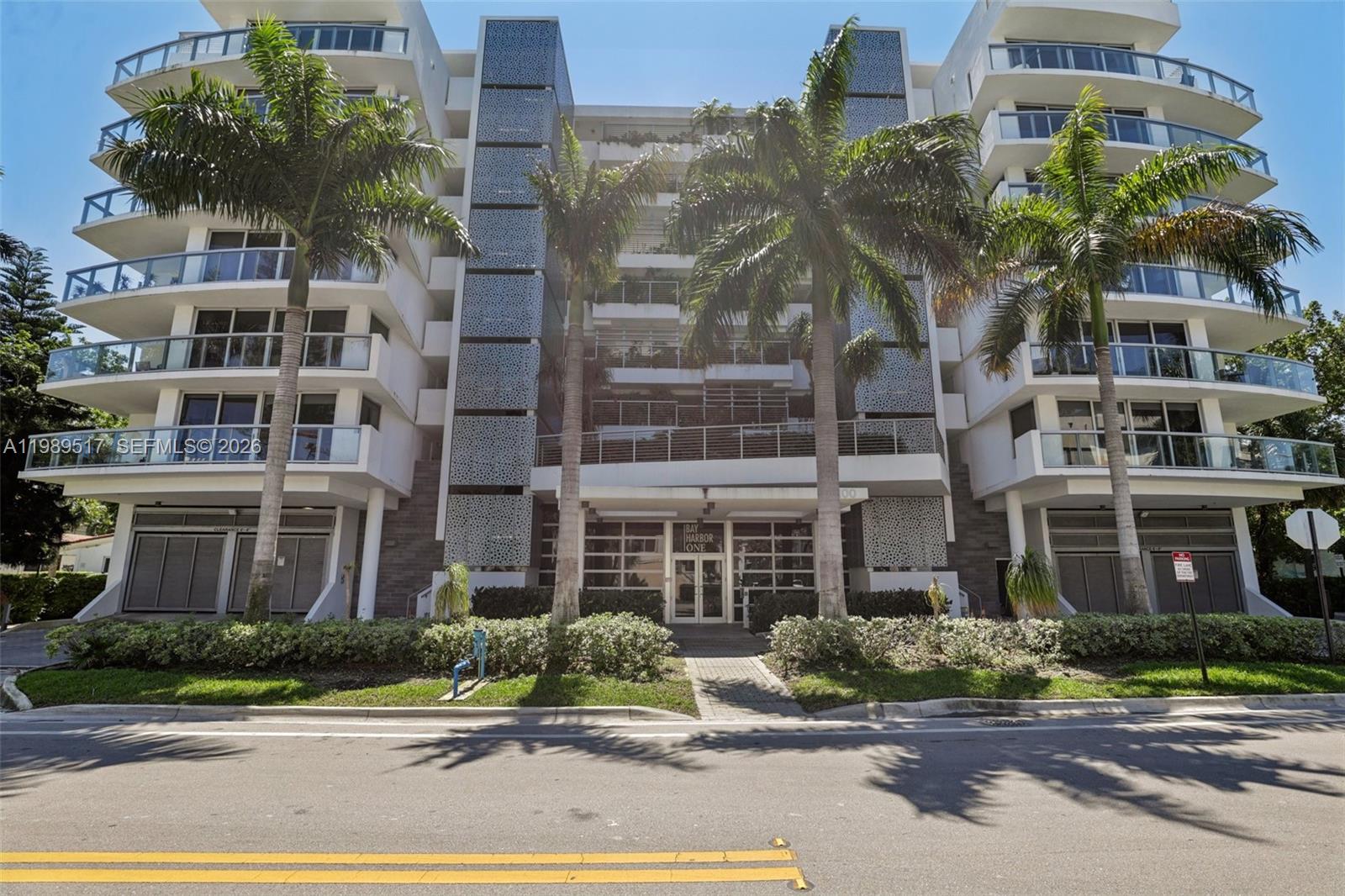 Boutique luxury living at Bay Harbor One (built 2019). This 7th-floor residence features a spacious 2BR/3BA floor plan with over 1,500 SF of interior living area. High-end finishes include tile flooring throughout, floor-to-ceiling high-impact glass windows, and a designer kitchen with European cabinetry, quartz countertops, and premium stainless steel appliances. The expansive private balcony with glass railings offers open city views. Ideal for investors, this income-producing unit is located in a condominium that permits short-term rentals, offering excellent flexibility and strong rental potential.