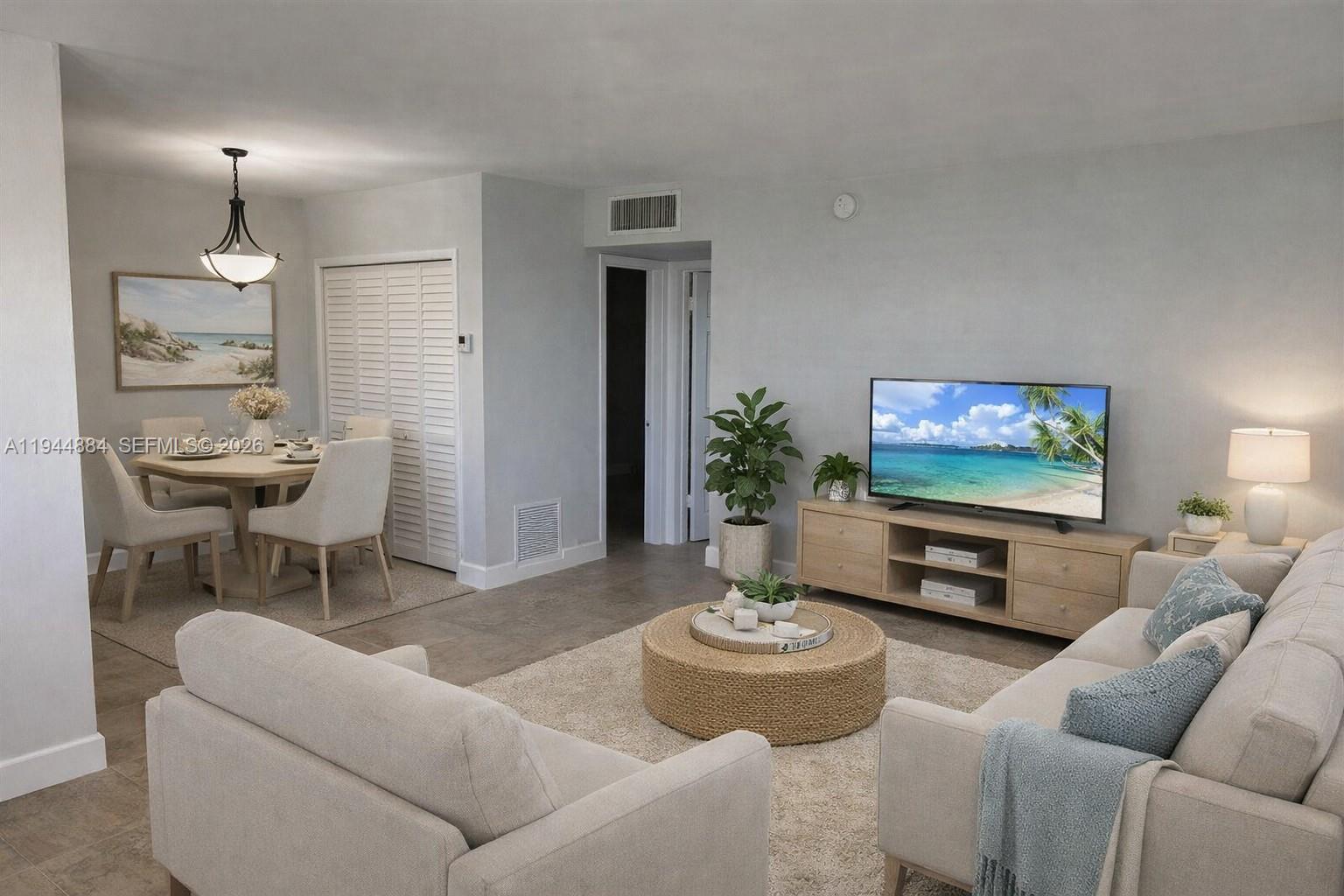 Welcome home to this spacious 1 bed / 1 bath condo in the heart of vibrant North Miami—where convenience meets lifestyle. Ideally located near an array of popular restaurants, cafés, and shops, with Whole Foods and Publix just minutes away. Enjoy effortless access to I-95 and US-1, making commuting to Downtown Miami, Aventura, and the beaches quick and easy.

Surrounded by parks, fitness centers, and entertainment options, this desirable location offers the perfect balance of urban energy and neighborhood charm. The unit features granite kitchen countertops, a beautifully remodeled bathroom, 20x20 tile flooring throughout, a newer A/C, and a screened balcony with peaceful water views.

The community is gated and secure, offering assigned parking, a lovely pool, and on-site laundry. Currently rented month to month. An excellent opportunity for both investors and end users. Call today!