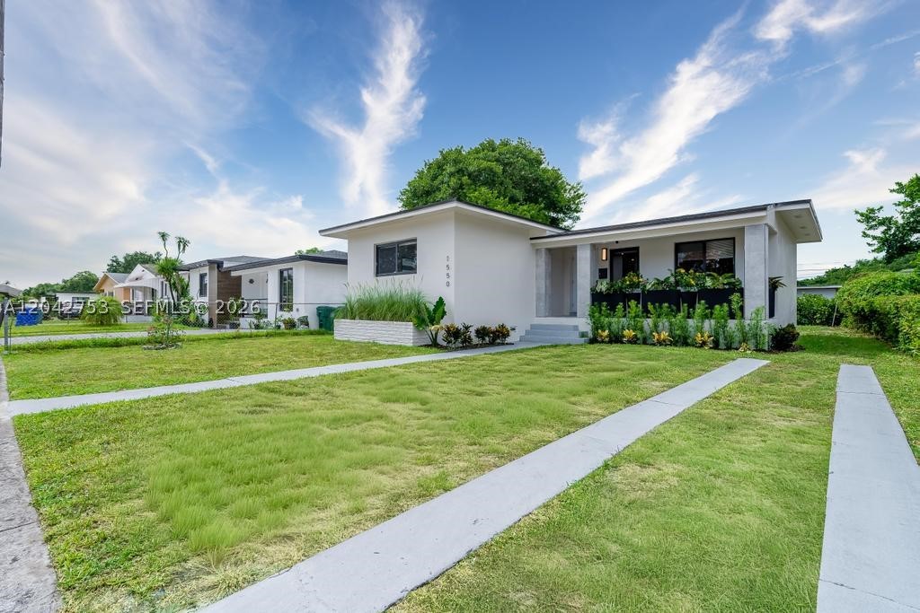 Completely renovated and move-in ready home featuring a brand-new roof and modern upgrades throughout. Designed for both comfort and functionality, this beautifully updated property offers bright living spaces and contemporary finishes. Step outside to a spacious backyard with plenty of room. Buyer to verify all uses and improvements.