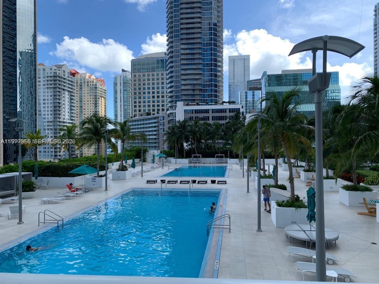 AMAZING!! 2/2 at the plaza, in the heart of Brickell ! unit has a beautiful WATERVIEW  facing Brickell key all the way to Miami Beach and amazing day & night views of the city! ,stainless steel appliances and washer/dryer inside unit. Best located building in Brickell that features amenities such as 24/7 fitness center ,pool, business center, club room and theater room! unit was recently painted and professionally cleaned. It very easy to show!!
