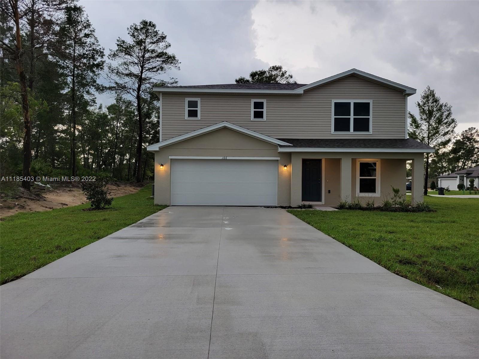 Come and live in this great community! Located less than an hour away from Disney & Universal Studios! This community features a pool, fitness center, and many more amenities for only $60 dollars a year for a family of five. Come enjoy this BRAND NEW two floor single family home. This home features a large L shaped kitchen with white cabinets, granite countertops and SS appliances. Also on the first floor you have the dinning room which gives you access to the enormous backyard, living room, a full bathroom, and guest room. Second floor features three more bedrooms, one of which is the master bedroom with walk-in closet and bathroom. Additionally, you will find a full laundry room with W/D and another bathroom. Don't miss out on this great opportunity to be the very first tenant!