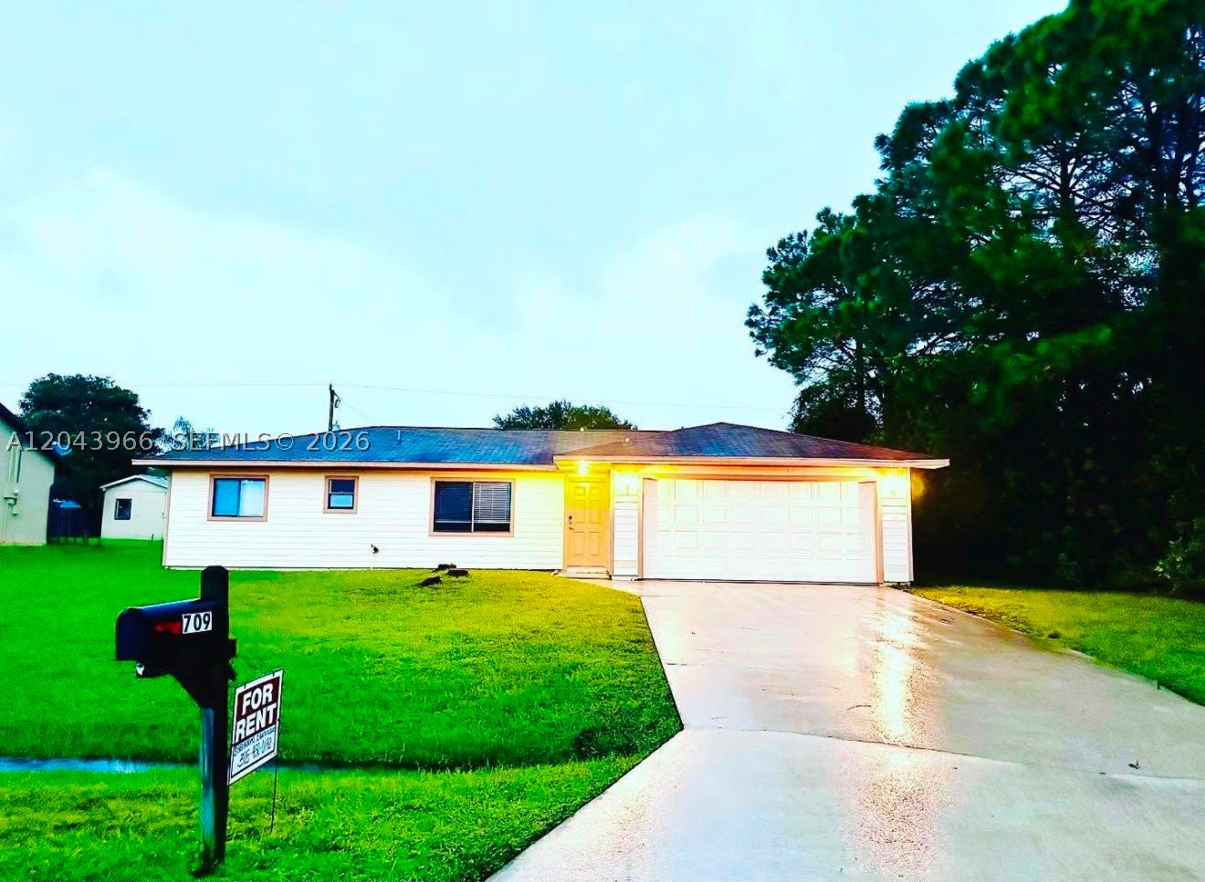 This single-family home is located beautiful and peaceful neighborhood at 709 Cuxhaven St NW, Palm Bay, FL. 709 Cuxhaven St NW is in Palm Bay, FL and in ZIP code 32907. This property has 3 bedrooms and 2 bathrooms and approximately 1,056 sqft of floor space. This property has a lot size of 0.27 acres. Completed renovated bathrooms tile bedrooms, stainless steel appliances, and laminated floors. Great investor 
Opportunity
