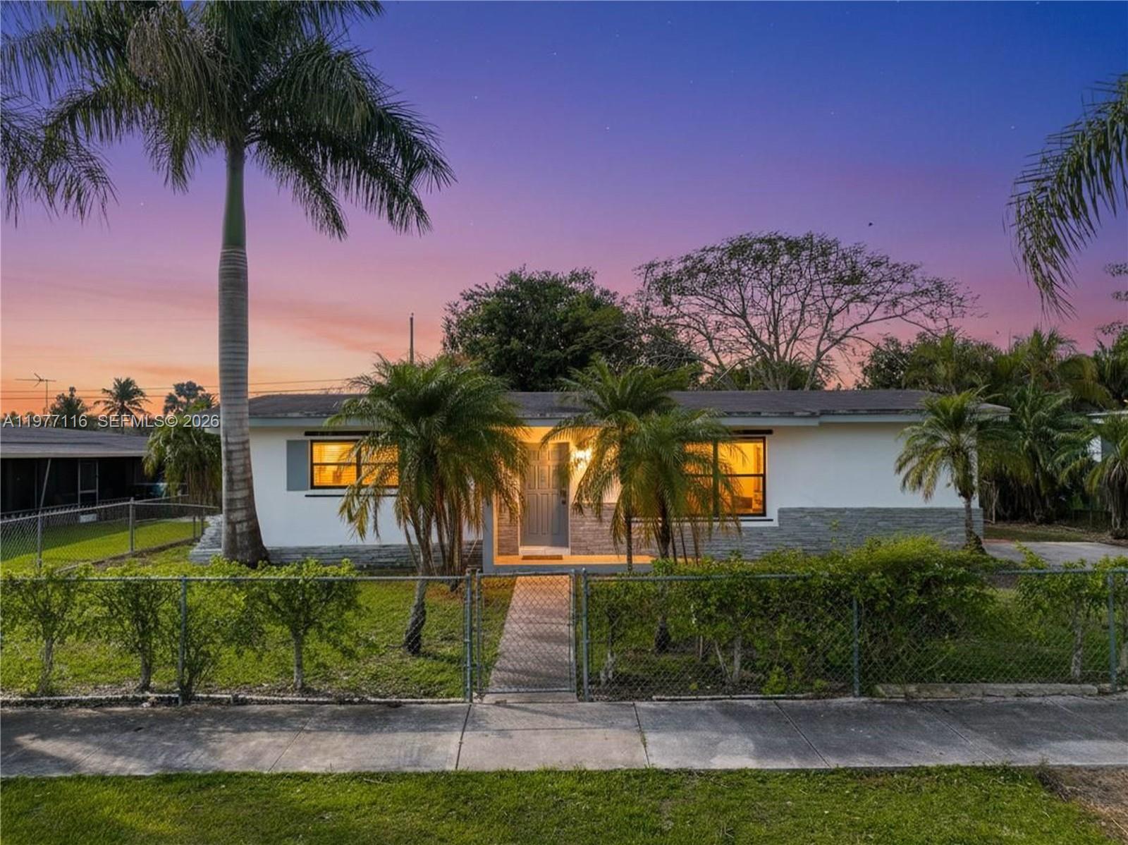 Welcome to this charming single-family home featuring 3 bedrooms and 1 full bathroom, situated on an oversized 10,200 sq ft lot. The home offers spacious living, dining, and family room areas, providing comfortable space for everyday living and entertaining. Step outside to an extra-large fenced backyard with plenty of room for RV or boat parking and enough space to build a pool. This property offers incredible potential and is perfect for first-time homebuyers, investors, or anyone looking to add their personal touch. Additional features include a storage shed for extra convenience. Ideally located near US-1 and the Florida Turnpike, with easy access to great restaurants, downtown Homestead, and shopping centers. Don’t miss this opportunity to own a property with so much potential. NO HOA! Enjoy the immersive 3D virtual tour.