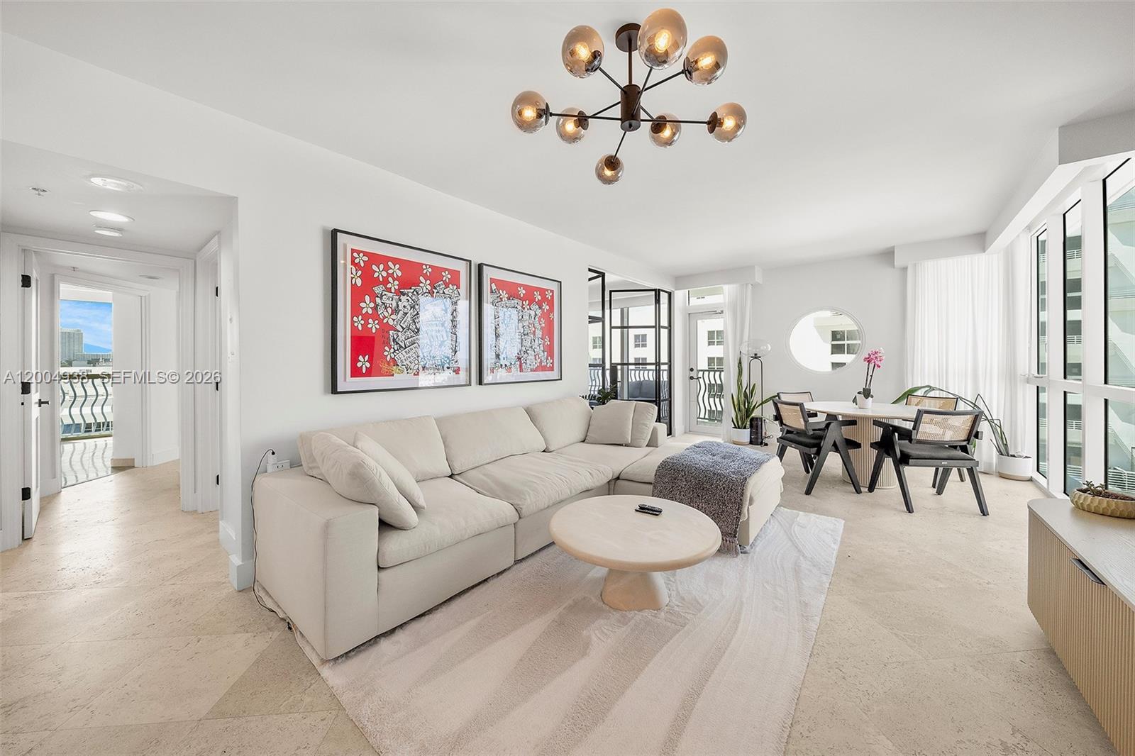 NEW ON MARKET! FULLY RENOVATED. DIRECT OCEANFRONT. BEST SOUTH BEACH LOCATION!  This Unit delivers what matters most: direct oceanfront views, refined design & an unbeatable South Beach address. Wake up to front-row ocean views from this sleek 1,170 SF residence designed for effortless coastal luxury living. This 2BR/2BA home blends clean, modern design w/high-end finishes, featuring beautiful travertine floors, a renovated kitchen, stone counters & backsplash, Sub-Zero, & new stainless steel appliances. The oversized primary suite: a serene retreat w/a spacious windowed en-suite bath, double sinks, soaking tub jacuzzi & glass enclosed shower. A flexible 2nd BR opens to living area & is designed w/a Murphy bed, custom glass doors framing the ocean, & blackout shades for privacy, ideal as guest suite, home office or yoga/exercise room.  A private terrace is accessible from every room, for a seamless indoor-outdoor flow w/ocean views.  Resort Amenities:private beach club w/lounge, umbrella & towel service, heated saltwater pool, hot tub, sauna, steam room, fitness center, & a lush garden w/BBQ & outdoor kitchen. Step outside and you’re in the heart of Miami Beach - the famous beach boardwalk, Ocean Dr & Lincoln Rd. Walk to cafés, fine dining, shopping & Symphony. Landmark oceanfront bldg. 25 yr recertification completed w/assessment fully paid by Seller. Bldg has $1.3M+ in reserves - excellent financials. Oceanfront. Turnkey. Elevated. BRING OFFERS - WILL NOT LAST.