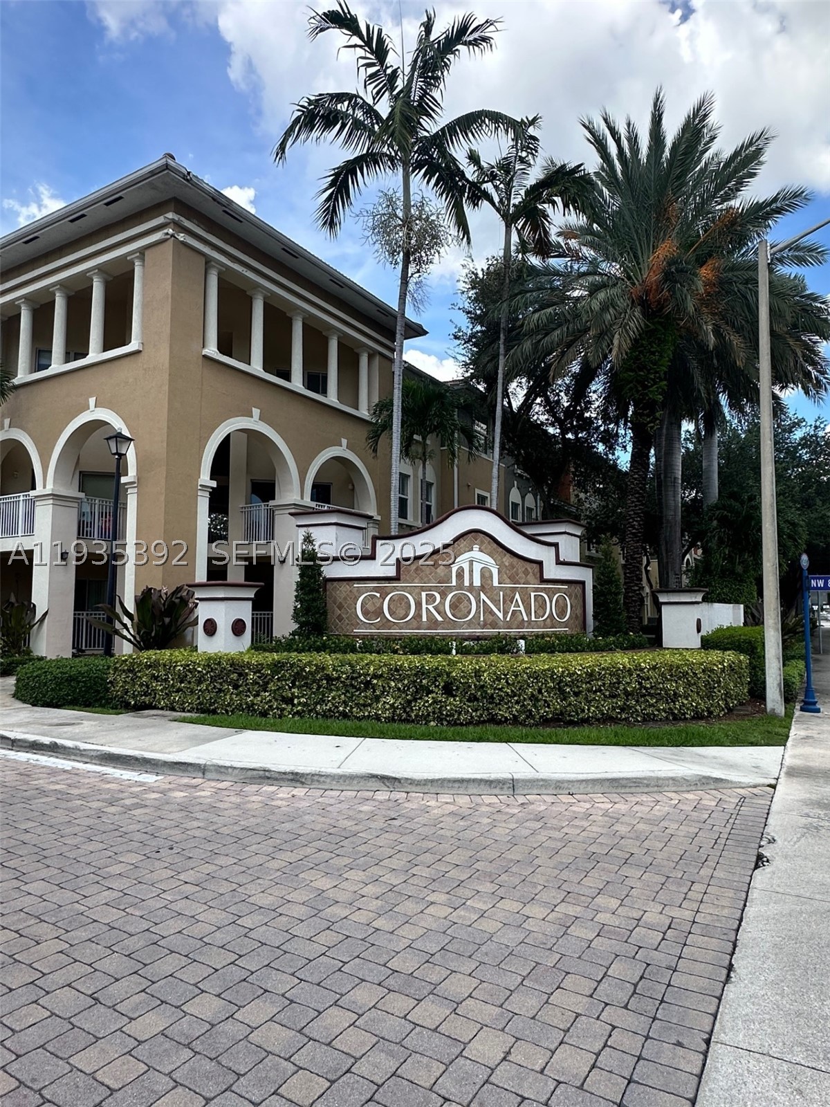 Coronado at Doral, perfect location, close to everything!!! Gorgeous 2 story condo, 3 bedrooms, 2 ½ bathrooms, with all bedrooms upstairs. The principal suite includes a private bath and there is a convenient half bath on the first floor. Modern kitchen with granite countertop, stainless steel appliances, and plenty of natural light. Tile on the first floor and laminate on the stairs and upper level, and in unit washer/dryer. Owners occupying the property are entitled to one (1) assigned parking space, with plenty of non-numbered areas designated for residents. Beautiful lake view!! Low association, 24-hours security patrol. Community clubhouse. Just 13 miles from Downtown Miami, easy access to major highways quick drive to Miami International Airport. GREAT investment in Doral!