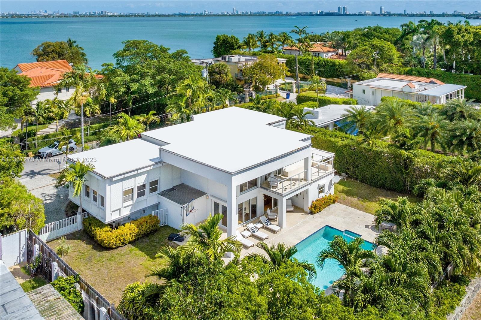 Located on the Venetian Islands, this 3,609 square-foot home sits on a true 12,000 square-foot double lot on a quiet, dead end street! It features 6 bedrooms, 4 1/2 bathrooms, and an oversized swimming pool in a large backyard that is perfect for entertaining. This dream home is walking distance to the best shops, restaurants, and fitness studios in the city.