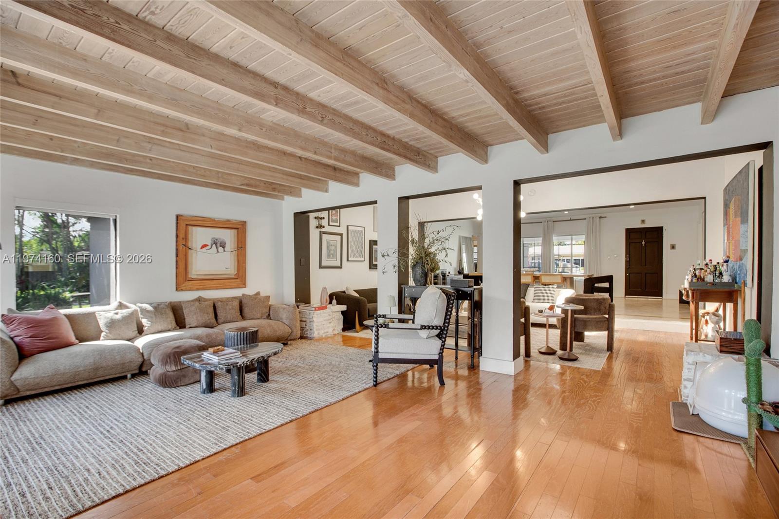Reimagine this 3,282 SqFt Miami Shores property into the contemporary oasis of your dreams! Set on an expansive 18,525 SF double lot, this home offers endless possibilities. The lush, private garden spans approximately 12,000 SF and is dotted with mature trees and exotic fruit trees, including star fruit, jabuticaba, and lychee.

The current layout includes a 4-bedroom, 4.5-bath main house and a 1-bedroom, 1-bath guest house. Whether you choose to move in as-is and make a few updates, undertake a major renovation, or completely reimagine the space to create your ideal home, the options are truly limitless.

The property features 8 parking spaces, a 2.5-car garage with its own bathroom, and a private gated alley entrance. Tucked away on a quiet dead-end street, it’s conveniently located just minutes from top-rated schools, shopping, and the golf club. The renderings shown depict a potential renovation concept and do not reflect the property’s current condition.