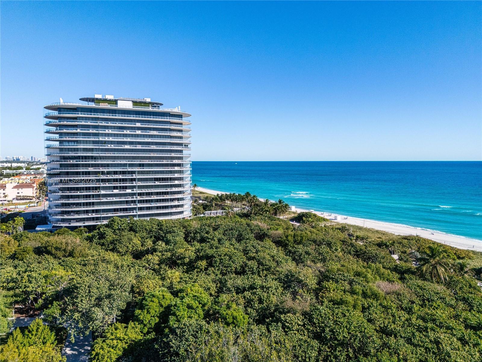 Residence 804 at Eighty Seven Park, an architectural masterpiece by Pritzker Prize-winning architect Renzo Piano. This exceptional 2-bedroom, 2.5-bathroom residence features floor-to-ceiling windows w/unobstructed views of the 35-acre open space park, offering breathtaking 180-degree views of the ocean, park, & Miami skyline. Enter your private foyer via direct elevator access, where double doors open to the impeccably designed living space. Refined finishes include natural oak flooring, imported Italian stone countertops, top-of-the-line Sub-Zero & Wolf appliances. The 600-square-foot terrace features a summer kitchen, perfect for outdoor entertaining. Amenities: a private park, infinity pool, spa, gym, & direct beach access. Your backyard is the Boardwalk and the Beach!