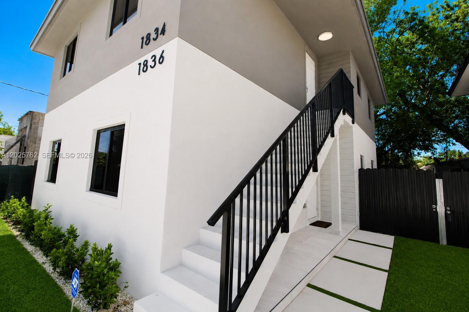 Brand New 3/2 apartment located on the second floor of a Duplex. This modern unit features new ceramic floors throughout, a bright and clean contemporary design, blinds already installed, stainless steel appliances, WASHER/DRYER side by side inside unit!. The apartment is Internet ready and includes an installed ADT alarm system. Gated on-site parking space. Never lived in, be the first resident. Professionally managed.

Tenant screening with Buildium $50. ADT Security/ Waste and landscaping paid by Landlord. Tenant pays for Water, Internet and FPL. SECTION 8/HOUSING VOUCHER ACCEPTANCE, First Month and Security.
