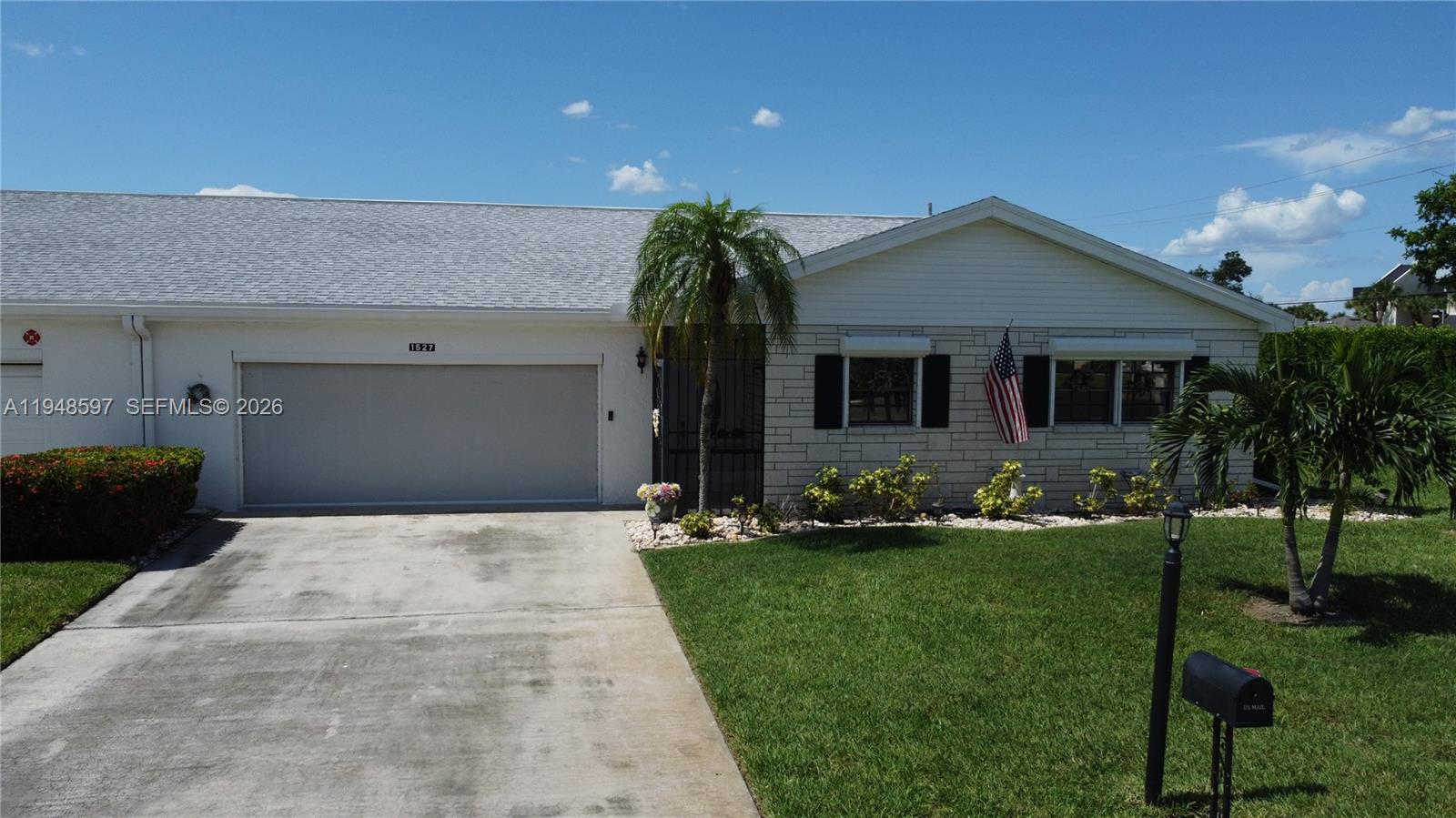 This well-appointed single-story residence in Fort Myers, thoughtfully designed living space. The home features two bedrooms and three full bathrooms for convenience. An additional office space or 3rd bedroom provides flexibility for remote work or study.

The heart of the home showcases an open-concept layout, seamlessly connecting the living room, dining area, and kitchen. The living room boasts hardwood flooring, a ceiling fan, and large windows that flood the space with natural light. Elegant window treatments and a plush area rug add warmth and sophistication.

The kitchen is equipped with light wood cabinetry, white appliances, and a neutral countertop, offering both functionality and style. A breakfast bar with seating creates a casual dining option, while the adjacent dining area features a chandelier and ample space for family meals or entertaining.
Both bedrooms are well-appointed, with the primary bedroom offering a serene retreat complete with an en-suite bathroom.

Throughout the home, ceiling fans, recessed lighting, and carefully chosen decor elements contribute to a comfortable and inviting atmosphere. The property also includes practical features such as a hallway and closet space for storage. With its thoughtful layout and attention to detail, this Fort Myers home provides a perfect blend of comfort and functionality.

It’s conveniently located to shopping, restaurants, hospitals and only miles from the Ft Myers beach or Sanibel Island.