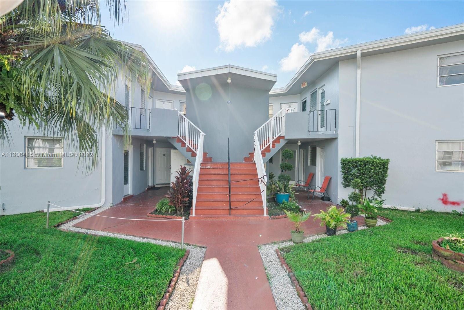 Renovated two bedroom condo featuring large windows in every room, central a/c and tile floor throughout. Centrally located in North Miami Beach, directly across from Sky Lake Mall, with easy access to the expressway. Laundry in the building, and one assigned parking space included in the monthly rent.