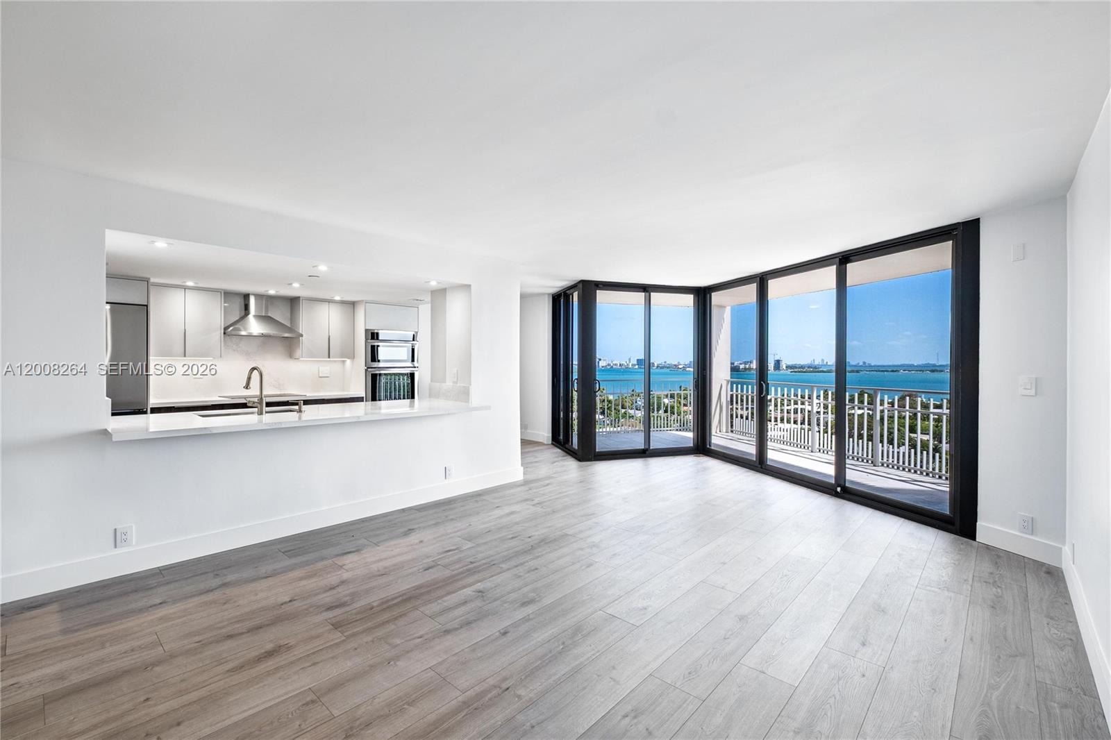 Stunning, fully renovated 15th-floor residence with breathtaking southeast water views. Offering 1,520 sq ft of beautifully designed living space, this unit features a split-suite layout for ultimate privacy, brand-new A/C, impact windows, and high-end finishes throughout—everything is new.
Located in the prestigious Towers of Quayside, a gated 33-acre waterfront community surrounded by lush tropical gardens and serene water features. Enjoy a true resort lifestyle with world-class amenities including multiple pools, state-of-the-art fitness center, spa, tennis, racketball and  pickleball courts, on-site restaurant, marina, and scenic walking paths. Maintenance includes cable, internet, water, and access to fitness classes and spa facilities.