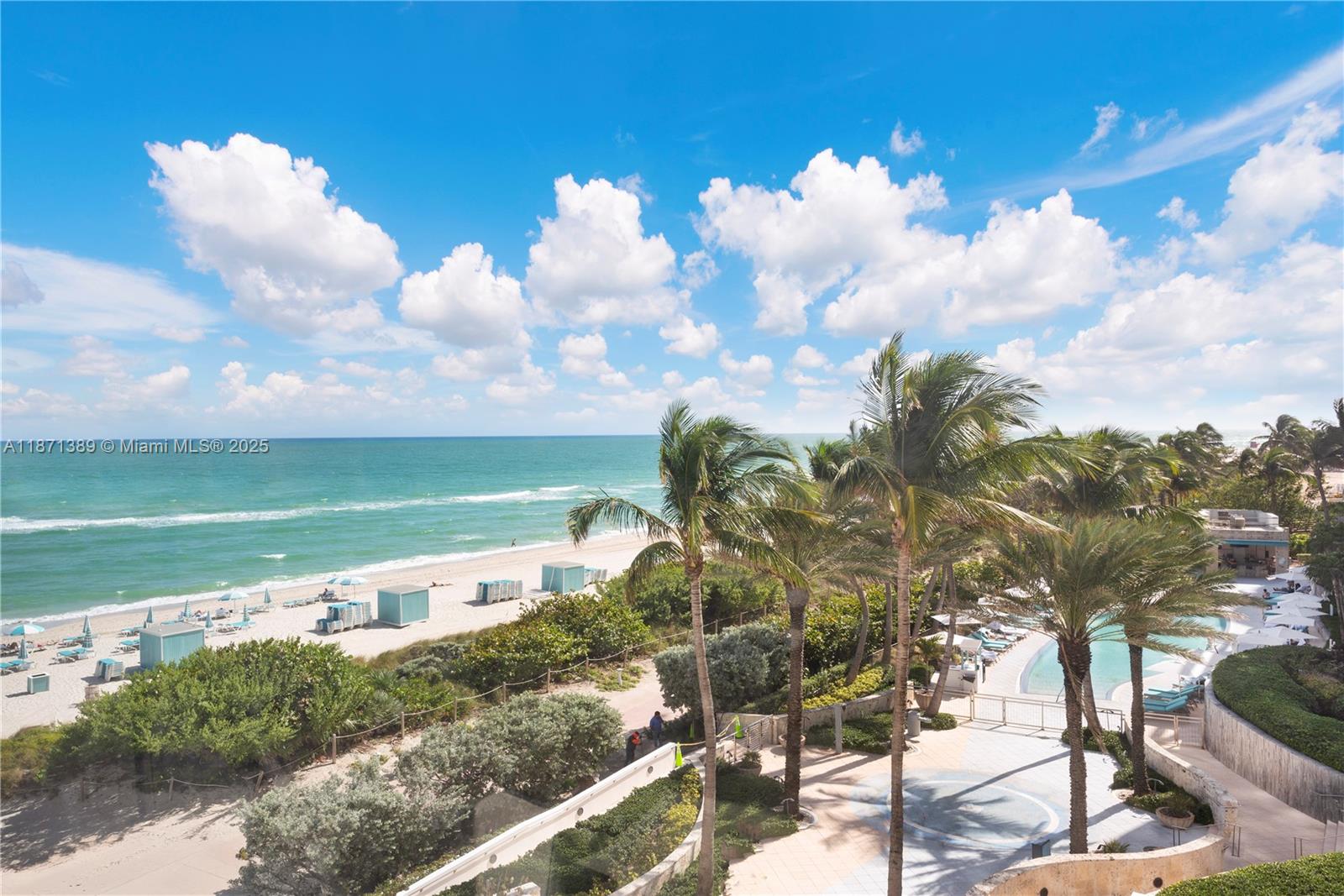 Amazing opportunity to own the best-priced south-facing ocean view hotel suite unit at Carillon Miami Wellness Resort, a premier oceanfront luxury property. Unit located just 2 doors away from direct ocean view.  Separate bedroom with king bed, living room, kitchenette with 2-burner stove, microwave, dishwasher, washer/dryer combo, under counter refrigerator…and, TWO bathrooms. Conveniently located on same floor as spa and gym for easy access. (No balcony.) Owner receives 8 spaces (names) “resident memberships” for full use of all amenities and classes (offered 7 days a week from morning till early evening) at no additional cost. 70,000 sqft fitness/spa center.  Concierge; 4 pools; restaurant; pool, beach service, bar, 24hr security, valet, wellness staff.  Walking neighborhood with all conveniences, including Publix across the street, along with a variety of restaurants, cafés, drug stores, etc. Live the lifestyle of luxury and wellness that you deserve! (Owner financing may be considered.)