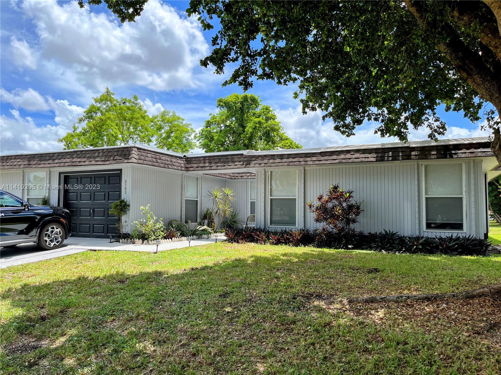 Amazing property in the heart of Tamarac. This home shows like a model home and has MANY upgrades. You will love living in this beautifully kept home. This is a large 1,664 sq ft 3/2 including a converted garage, the rooms are separate and afford privacy to everyone. This home is centrally located in one of the safest cities in Broward, close to supermarkets, banks, schools, shopping, restaurants and so much more. Come see for yourself how great this home shows in person, this home will not last, especially in this market!! Move in date is August 1, 2023
Showings to begin Saturday 7/15/23