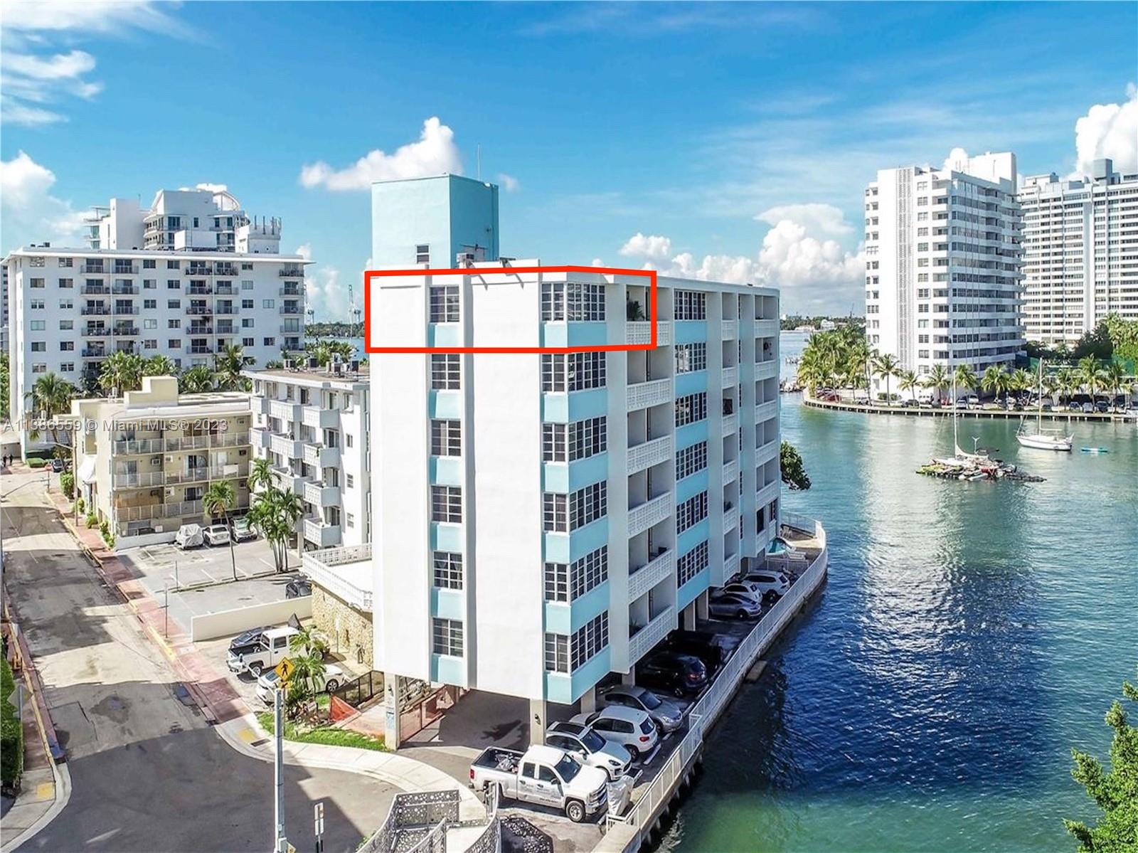 Welcome to the Penthouse Unit, a stunning 1 bedroom 1 bathroom designer unit located in a boutique waterfront building. This top-floor unit offers unobstructed views of the bay, providing a serene and breathtaking backdrop to your daily life. The apartment features a modern and elegant design, with high-end finishes throughout. flooded with natural light and boasts the stunning views. The kitchen is fully equipped with state-of-the-art appliances and ample counter space. The bedroom is spacious and inviting. The bathroom is luxurious and modern, with sleek fixtures and a spacious shower. Living by Sunset Harbour offers a wide range of benefits with laid-back atmosphere. Don't miss the chance to make this stunning apartment your new home!