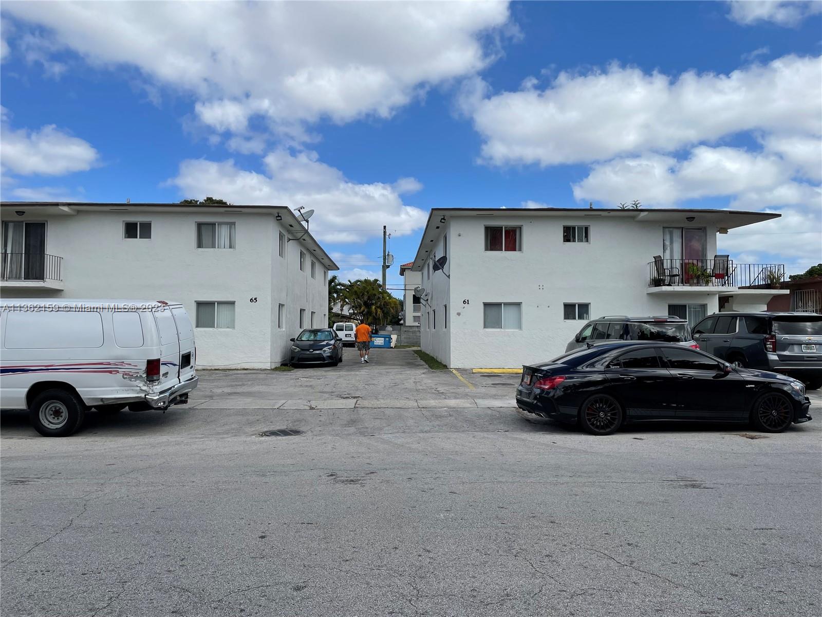 FOR SALE: A total of 8 units in 2 buildings with new impact windows in Hialeah, all the units are 2 bedrooms and 1 bathroom with an average of 840 SQ FT per unit. Current rent are from $2,000 to $2,100 per unit.  DO NOT DISTURB THE TENANTS. Okay to view the property from outside. The Buyer will cooperate with the Seller 1031 exchange..For additional information call the listing agent. *** REDUCED PRICE TO SELL *** We present all offers ***