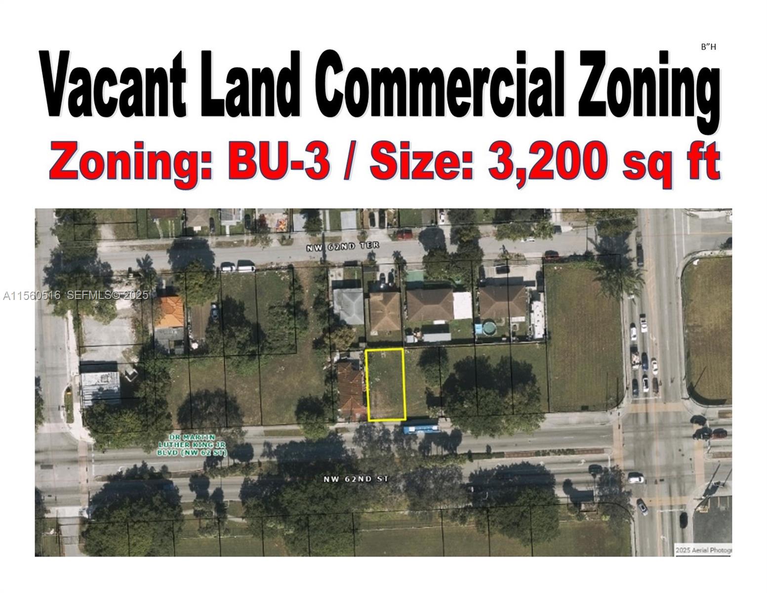 FOR LEASE COMMERCIAL LAND 3,200 WITH BU-3 ZONING FOR $3,500 PER MONTH
TENANT IS RESPONSIBLE FOR PERMITS AND VERIFY WITH WITH MIAMI DADE COUNTY THE SPECIFIC USES
ALSO THE LAND IS AVAILABLE TO PURCHASE FOR $299,000
