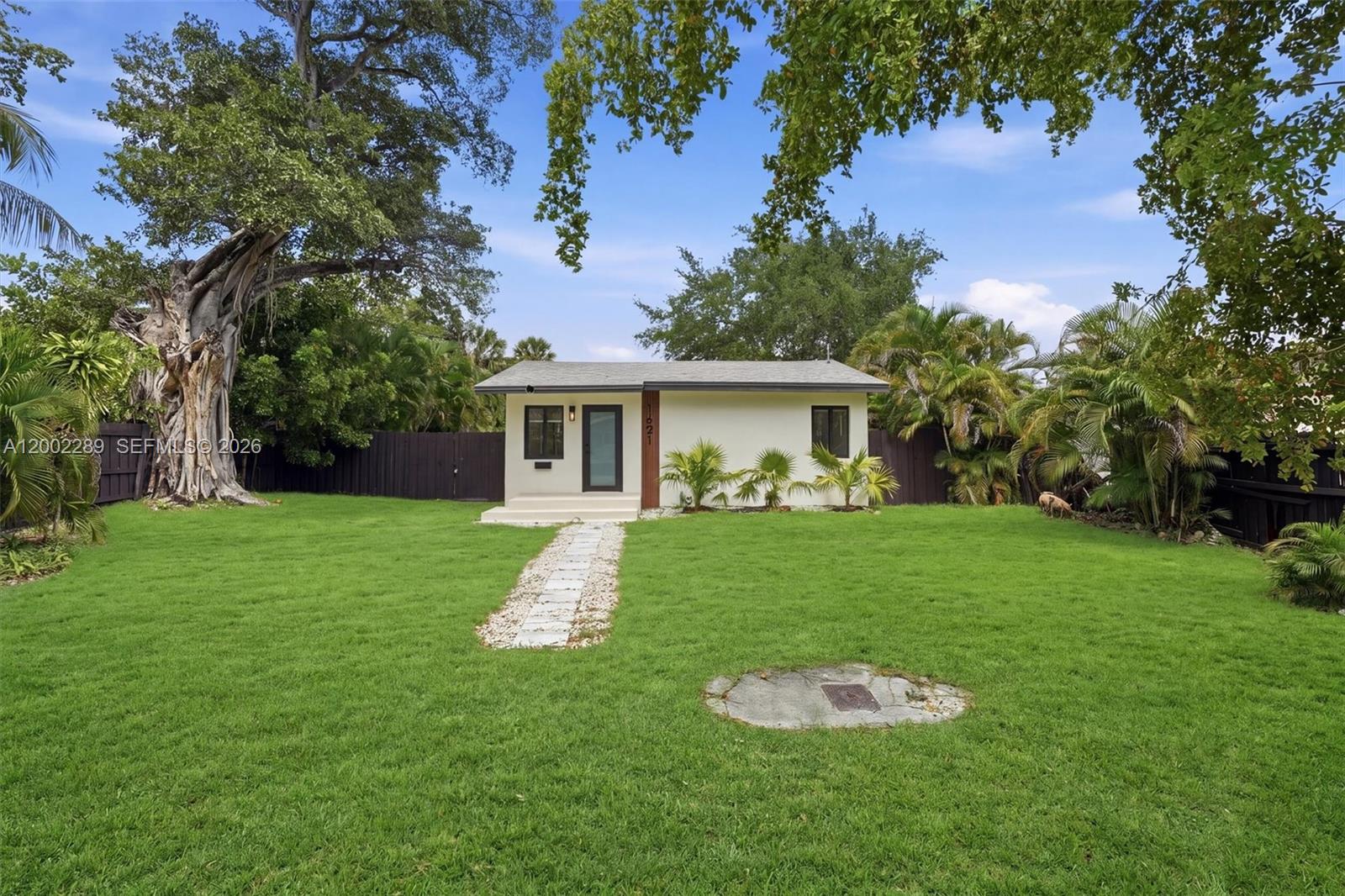 Fully renovated and move in ready home in Riverside Park with no HOA and great curb appeal. Everything has been updated so you can move right in without the stress. Impact windows and doors, 2020 roof, and a brand new HVAC system give you peace of mind from day one. The kitchen is clean and modern with quartz countertops, stainless steel appliances, and classic subway tile. The bathroom has also been beautifully updated. Inside, you will find new doors and a mix of porcelain and luxury vinyl flooring that looks great and is easy to maintain. There are washer and dryer hookups plus a spacious laundry room that can easily be used as a home office, gym, or extra flex space. The yard is a great size with plenty of room to enjoy, entertain, or expand. Located near shopping, dining, and everything you need. This is the kind of home buyers are waiting for. Easy to show and ready for its next owner.
