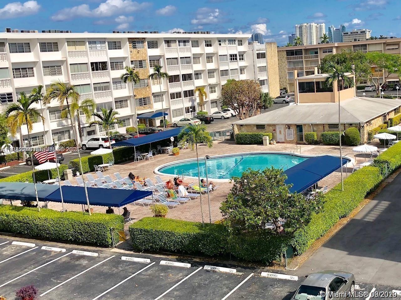 This is an active 55+ community which is currently under renovation: new roof, catwalks, balconies and patios, upgraded elevators, remodeled lobby, phone entry directly to units, hurricane windows in all common areas, new mailboxes, new metal storage lockers, new balconies or patios. Parking lot will be repaved, striped and labeled for each unit once the renovation is complete.  Great location and within walking distance to shopping, restaurants, hospital and the Gulfstream Racetrack and Casino.
