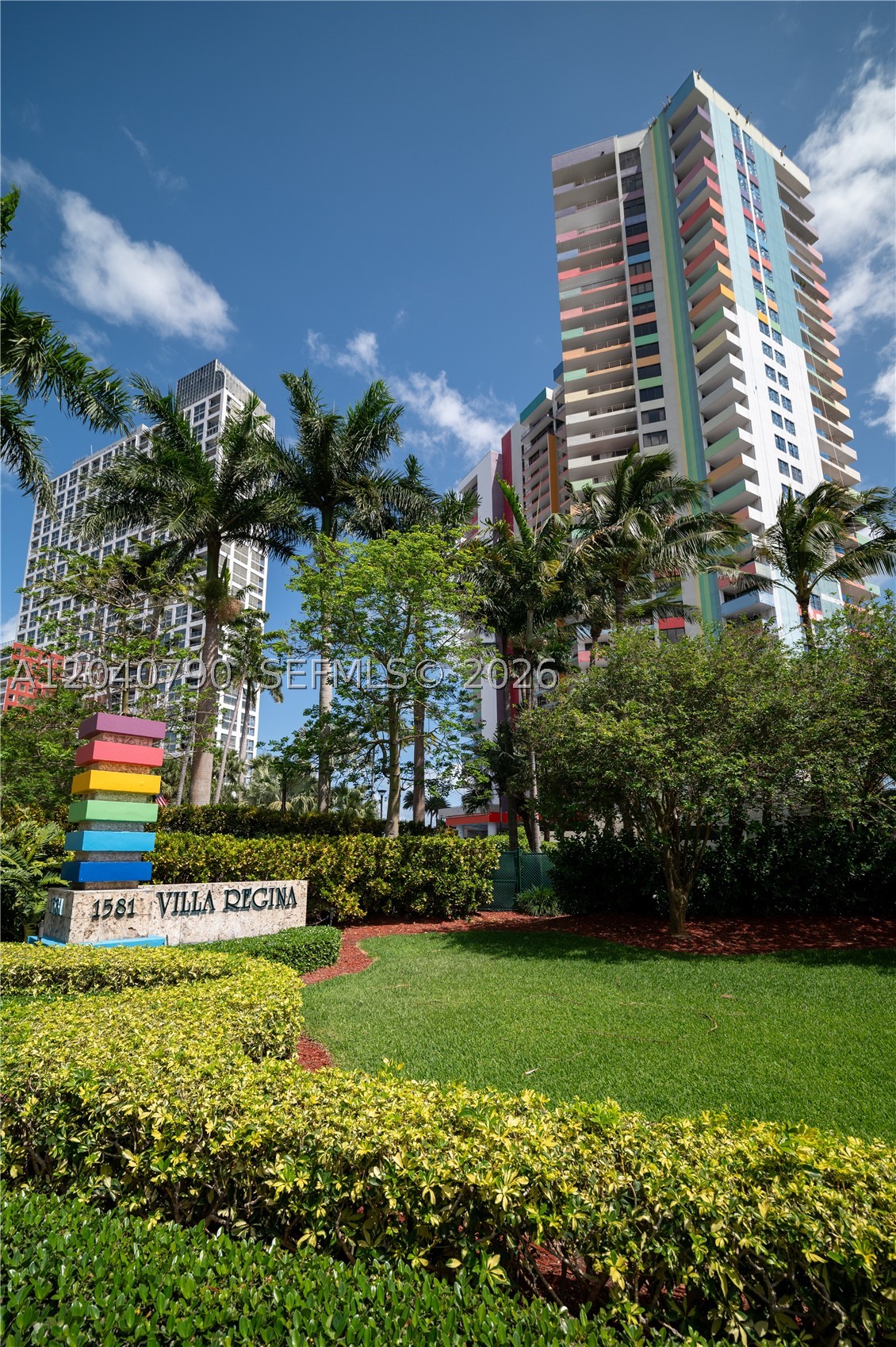 Experience luxury living from this spectacular penthouse-level residence featuring breathtaking Biscayne Bay and Brickell skyline views. This spacious apartment offers 2 generously sized bedrooms and 3 full bathrooms, providing comfort and privacy for the residents and guests alike. The primary suite includes a large walk-in closet and 2 separate his and her bathrooms. Two private balconies showcase stanning water and city vistas from multiple angles. The apartment features a large eat-in kitchen, abundant cabinetry, a pantry room, and convenient in-unit washer and dryer. An additional storage is located on the same floor, and two covered parking spaces are included. This prestigious high-end building collects outstanding resort-style amenities, including pool, jacuzzi, barbeque area, beautiful marina (available for sale and rent), bike storage, multiple electric vehicles charging stations. The state-of-the-art fitness center features saunas, while additional amenities include a children playroom, table tennis and billiard room, elegant bay-view party salon with full bar, and convenient on-side store adds to daily living. Villa has 24 hours security and free valet parking for visitors. Villa Regina condominium is in a good financial state with full reserves. In February 2024, building passed 40-year certifications.