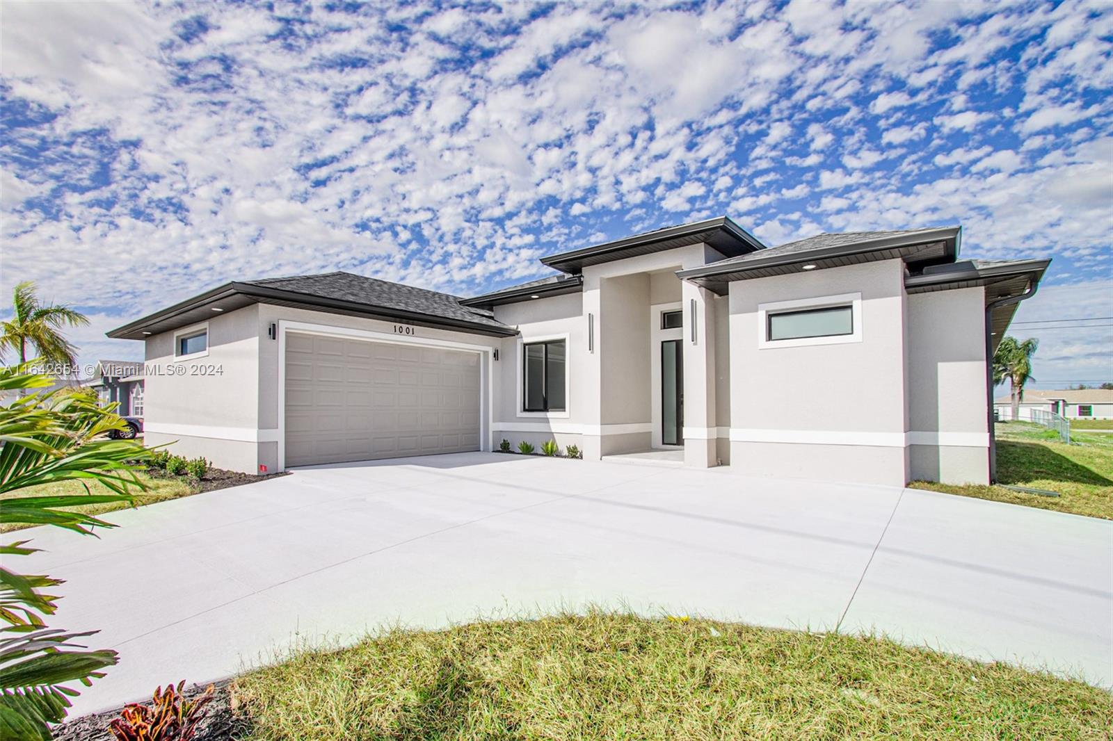Welcome to your newly constructed modern home. This home has a sleek, modern, open floor plan and a split bedroom with lots of natural light. The house features three bedrooms plus a Den, two full bathrooms, a large kitchen island, stainless steel appliances, a washer & dryer, and tile throughout the house. The primary bedroom has his and hers walking closet; the primary bathroom has a double vanity, separate tub and walk-in shower, and lots of storage space. It's located close to shopping, schools, and entertainment. Just minutes from SunSplash Water Park and Gator's Mikes! Take advantage of this opportunity to make this your own "Home Sweet Home.
