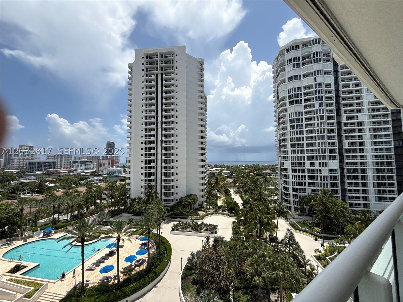 Rarely available 3-bedroom, 2-bath renovated residence in the prestigious North Tower at The Point — one of Aventura’s most coveted waterfront communities. Unit 1201 features a beautifully updated open kitchen with brand new countertops, new flooring throughout the living, dining, and bedrooms, and an open floor plan with formal dining area, breakfast nook, and in-unit laundry — delivering the feel of single-family home living high above the Intracoastal.
Enjoy spectacular northeast-facing views of the Intercoastal, Golden Beach, and the shimmering Atlantic Ocean from your private balcony. The split-bedroom layout provides privacy for the generous primary suite, while two additional bedrooms offer flexibility for family, guests, or a home office.
Set within a gated, 36-acre tropical waterfront enclave, residents enjoy world-class amenities including 24-hour concierge & valet, resort-style pools, a 25,000 SF Residents Club & Spa with his & hers treatment facilities, state-of-the-art fitness center, tennis courts, waterfront walking paths, café, billiard & media rooms, and beautifully landscaped grounds along the Waterways. Just minutes from Aventura Mall, Bal Harbour Shops, top dining, houses of worship, and both MIA & FLL airports