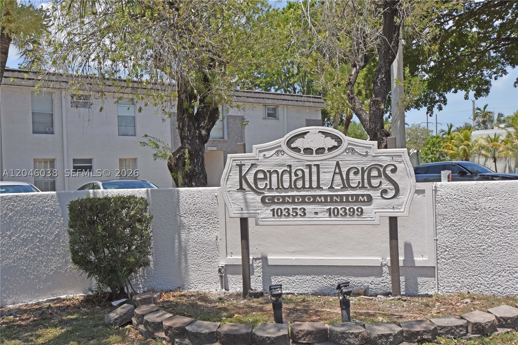 Beautifully maintained and competitively priced 1-bedroom, 1-bath residence located on the first floor of the desirable Kendall Acres community. Freshly painted and move-in ready, this well-positioned unit offers a private screened-in balcony overlooking a quiet area at the rear of the building. Conveniently located adjacent to the laundry room for added ease. Enjoy low HOA fees, a community pool, and a prime location with quick access to major expressways, shopping, dining, and everyday conveniences. Perfect for homeowners or investors alike! Call today for your private showing.