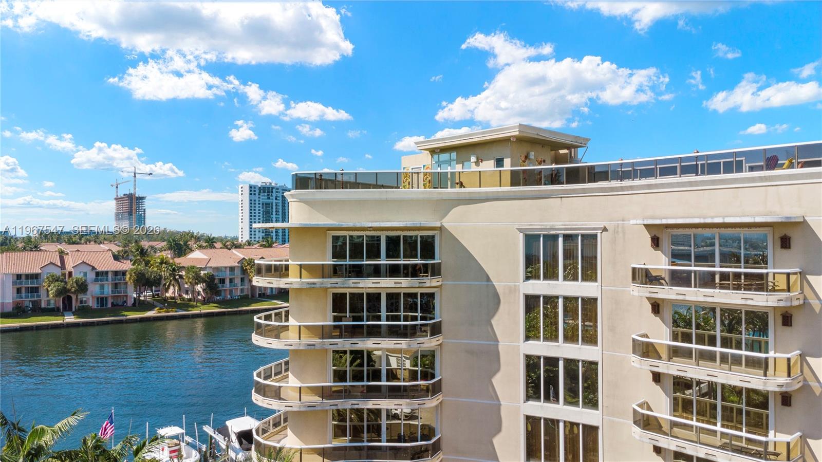 Rare opportunity to own a full-floor residence at 12 Seacrest Pkwy #3 in the heart of Hollywood, Florida. This boutique waterfront building consists of only five total units, offering privacy and an exclusive residential experience. This spacious 3-bedroom, 2.5bath condo spans the entire floor and features wraparound balconies with direct waterfront views, creating a seamless indoor-outdoor lifestyle and the perfect setting to enjoy South Florida’s coastal breezes and stunning sunrises.

Inside, the bright open-concept living and dining areas are filled with natural light and designed for both comfortable living and effortless entertaining. The kitchen offers ample cabinetry and counter space, providing functionality and convenience. Generously sized bedrooms include a primary suite with a private bath and abundant closet space. Tile flooring throughout ensures easy maintenance and a clean, modern feel.

Ideally located just minutes from Hollywood Beach, the Broadwalk, shopping, dining, and major roadways, this property offers exceptional convenience and lifestyle appeal. Whether you’re seeking a primary residence, seasonal getaway, or investment opportunity, this unique waterfront condo delivers privacy, views, and value in one of South Florida’s most desirable coastal communities.