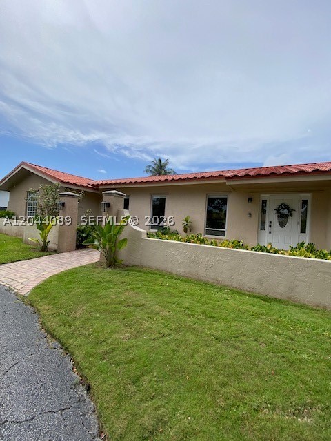 Charming four bedroom pool home located on a quiet street in the Falls area. Interior features include: living and dining area, large kitchen with plenty of cabinet storage & breakfast dining area as well as counter, den (could be used as guest room or office), Main bedroom w/ walk-in closet & bathroom, 2 bedrooms share a bathroom that has a pool access door. Exterior features include metal roof, porch entrance, large covered screened patio with heated pool & jacuzzi, large fenced backyard, 16,800 sq ft lot that accommodates a boat/trailer. 2 car garage with epoxy floor & storage space. Available 9/1. Easy to show. Call listing agent.
