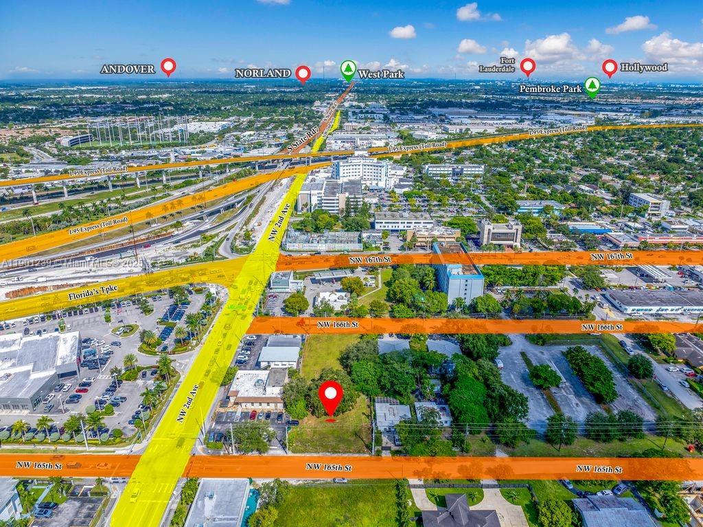 Presenting an outstanding development opportunity in a rapidly growing Miami neighborhood. 137 NW 165th St features a rare triple-lot assemblage totaling approximately 0.62 acres, zoned RU-2 & RU-3, This strategic assemblage includes two 6,700 sq ft lots zoned RU-2 (duplex) and one 13,500 sq ft lot zoned RU-3 (quadplex), allowing for the construction of eight multifamily units—two duplexes and one fourplex situated in the Oleta Terrace offering excellent potential for multi-family construction such as duplexes, townhomes, or a boutique residential project. While the site is not shovel-ready, it provides a solid blank canvas for a developer with vision — giving full flexibility to design and build according to market needs and preferred project specifications. Surrounded by established residential communities and positioned close to I-95, the Golden Glades Interchange, retail centers, and public transit, this location is ideal for future residents seeking convenience and accessibility. With strong rental demand and limited multi-family development land available in the area, this property offers significant long-term upside for investors looking to create new housing in a high-growth Miami corridor. Don’t miss the opportunity to transform this strategically located parcel into a valuable income-producing asset.
