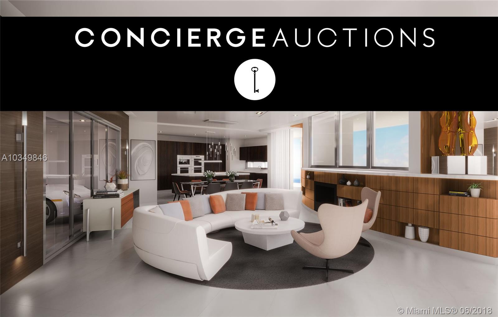 AUCTION: Bidding Opens July 27, Bidding Ends July 31 | Previously $8.9M, Selling Without Reserve | Open Daily by Appointment Come home to your 36th floor private escape—without ever leaving your car—in the Porsche Design Tower, a high-rise tower unlike any other. Enter the incredible lobby where a glass elevator is waiting to whisk you, and your car, up to your private garage and luxurious home in the sky. Relish the rare opportunity to live and entertain overlooking the ocean. Opulent materials, bespoke finishes, and pioneering technology cover every inch of your exclusive escape. Walls of glass open to your terrace, where you can swim, cook alfresco meals, and enjoy long, languid, sun-filled days and breezy nights. Exclusivity has never felt this good.
