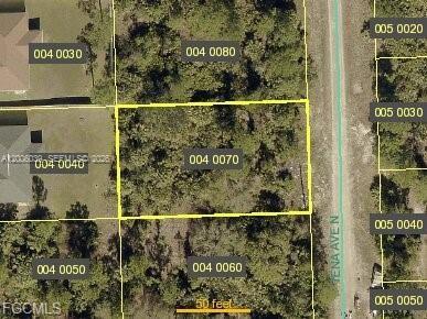 Vacant Lot with approved permits for single family home with 3 bedroom + Den and 2 bathroom in a total of 1,650 square feet. The spacious open floor plan seamlessly connects living areas, creating an atmosphere of effortless sophistication perfect for both intimate family moments and entertaining guests. The versatile den serves as your personal sanctuary, whether you envision a home office for remote work, a cozy reading retreat, an artistic studio, or perhaps a playroom where creativity flourishes. This flexible space adapts to your evolving needs, making it one of the home's most valuable features. Each of the three bedrooms offers comfortable proportions and abundant natural light, while the three full bathrooms provide convenience and privacy for busy households. The generous lot size provides endless opportunities for outdoor enjoyment and future expansion. Whether you dream of lush landscaping, a sparkling pool, expansive entertaining areas, or simply appreciate the space to breathe, this property delivers the foundation for your vision. Location convenience enhances the appeal, with East Lee County High School just moments away, ensuring educational excellence remains within easy reach. The established Lehigh Acres community offers the perfect balance of suburban tranquility and urban accessibility, with shopping, dining, and recreational opportunities nearby.