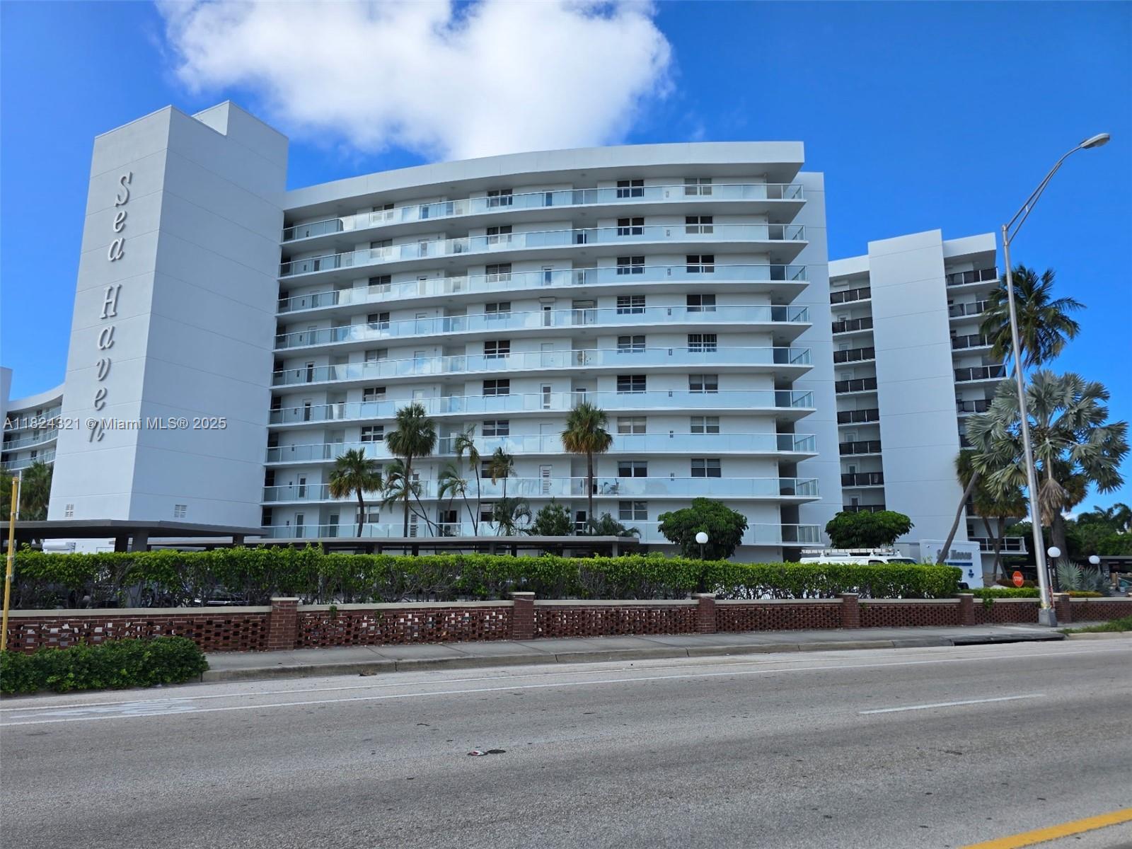 SEA HAVEN condo located near the intracoastal with quick no bridge access to Hillsborough Inlet. Only one of a handfull of units with great views from the kitchen and balcony form the 6th floor. Property has a 39 slip marina, heated pool, shuffleboard, grill, fitness center and more. Easy access to Pompano Beach and golf courses. This unit has a brand new Bosch air conditioner installed ($9K) with a 6-year transferable warranty. This is a 55+ community. Must see unit to truly appreciate the views.
