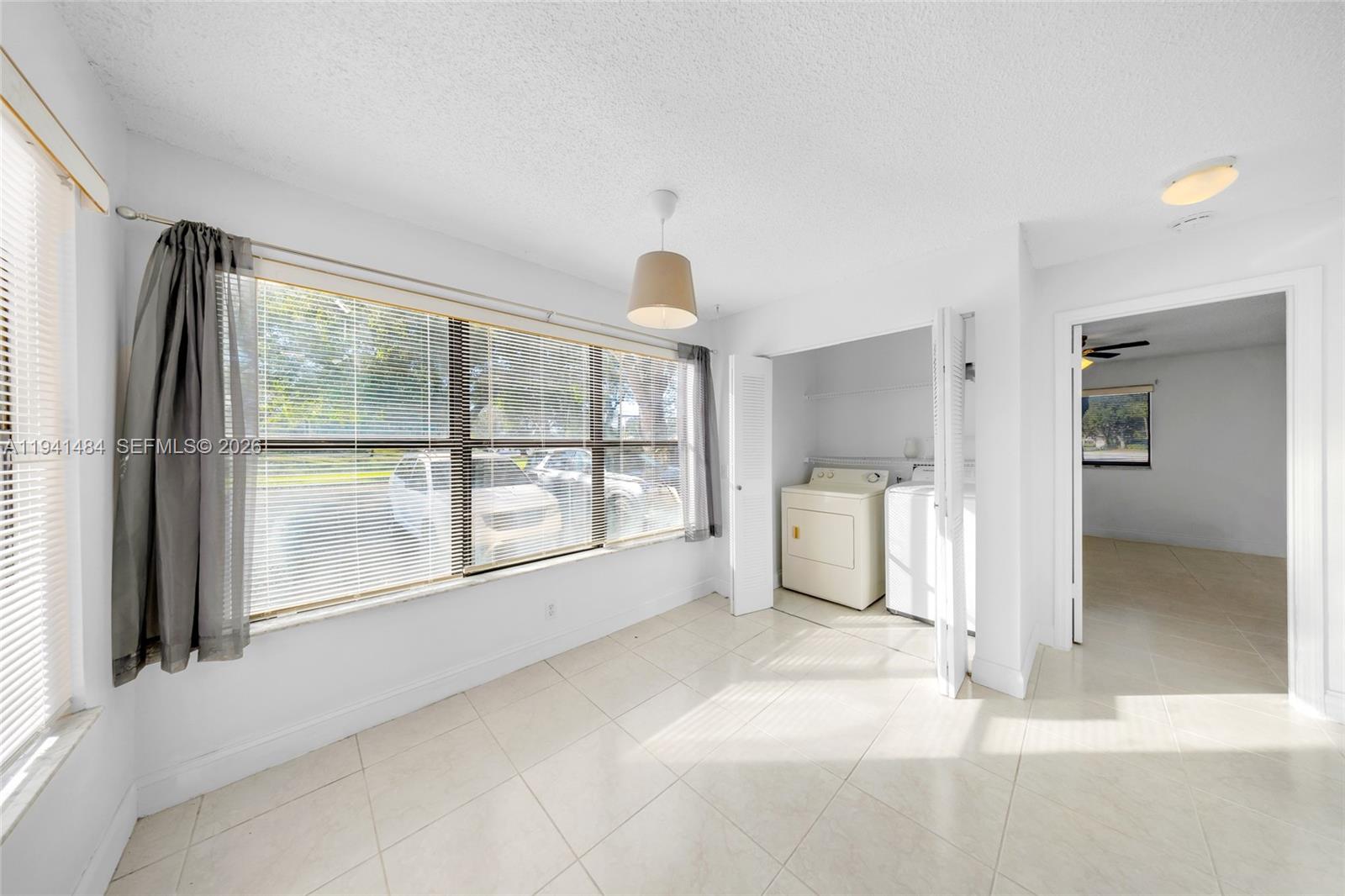 It is a sunny and spacious condo on a corner. Ideally, it is located exactly across from Nova Southeastern University, making it desirable for most students and professionals. It is near shopping centers, movie theaters, casinos, restaurants, and expressways. It is a 15-minute drive from Fort Lauderdale Airport and the beach.
 
It is a 2-bedroom with plenty of aeration, tile on the floor, and an open kitchen concept. Each bedroom has a walk-in closet and a bath. Washer/dryer are in the unit. Investors are OK to lease immediately. The community is pet friendly, and amenities include a swimming pool and spa, a tennis court, and a fitness center. Seller financing is available.