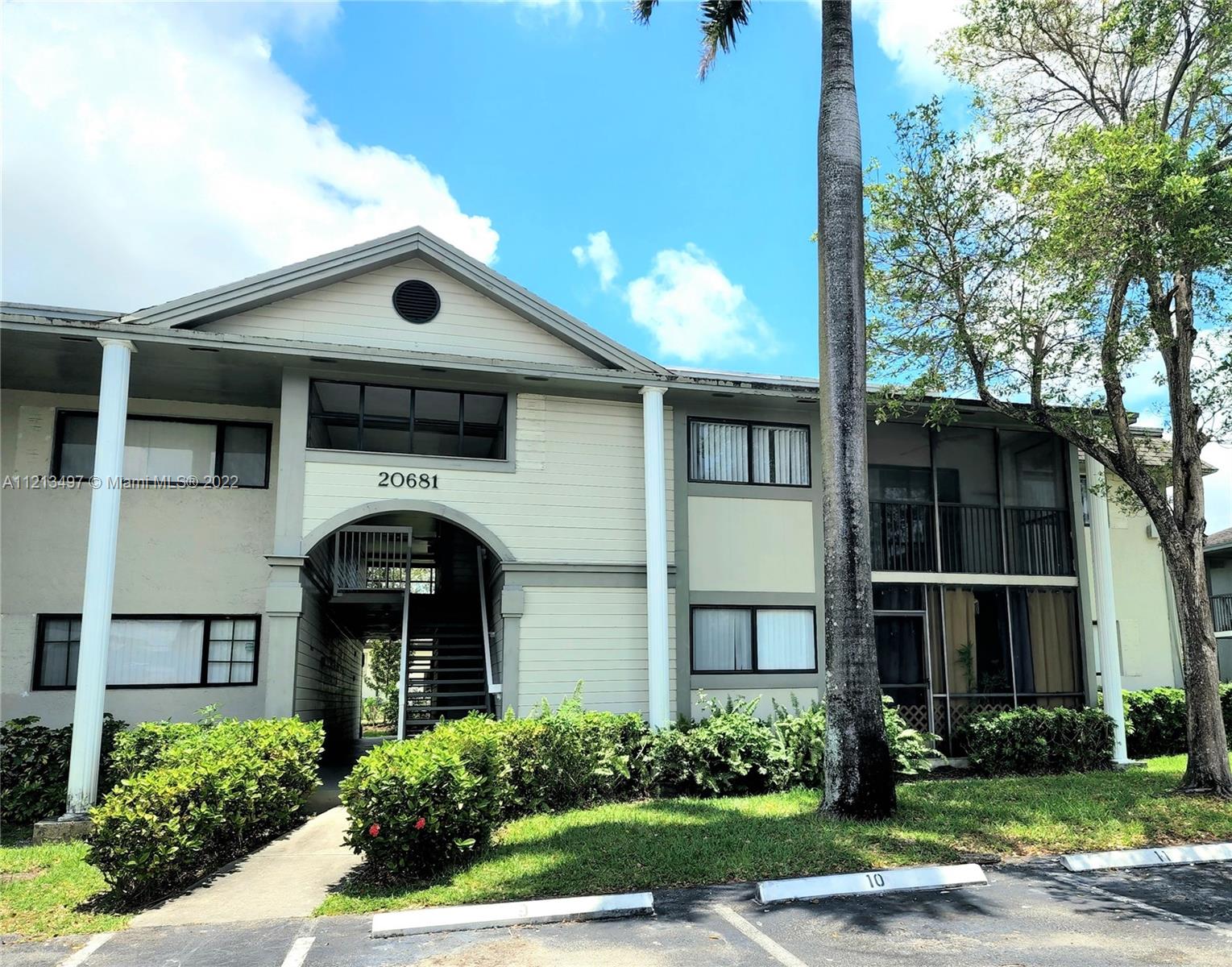 Entirely remodeled 2/2 Located by the California club golf course, few minutes from Aventura mall and shopping centers. It offers easy access to Interstate 95 and Turnpike. This charming condo is characterized by a split floor plan, screened balcony, Washer/dryer inside the unit and various amenities.