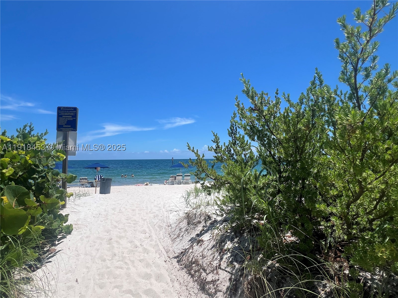 The SANDS at Key Biscayne, a beachfront boutique building in paradise. Only 2 units per floor that share the elevator and lobby. This stunning 3 bed / 3 bath spacious remodeled unit has marble floors, plenty of custom closets and hurricane impact windows. The huge balcony is ready for you to relax and entertain. The Sands, is a perfect gated beachfront community that enjoys amazing amenities like huge pool along the beach, BBQ area, gym, beach volleyball court, 24 hour security, storage and 1 assigned parking space and also allows to park a second vehicle. Easy to show…..