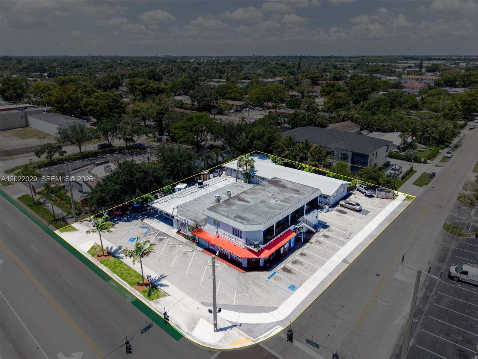 Exceptional mixed-use investment opportunity in the rapidly evolving Oakland Park market. Property consists of three retail storefronts and seven residential apartment units, providing diversified and stable income. Fully leased asset with immediate cash flow and strong upside potential through future rent adjustments. Excellent visibility and frontage along N Andrews Ave with strong traffic exposure and convenient access to I-95, Downtown Fort Lauderdale, Wilton Manors, and surrounding redevelopment corridors. Property features 22 parking spaces, B-1 zoning, and a highly desirable corner location. Ideal for investors seeking stable in-place income with long-term appreciation potential.