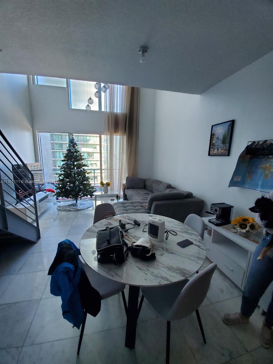 THE LARGEST LOFT STYLE 1 BED , 1.5 BATH UNIT AVAILABLE IN THE BLDG!!, OPEN KITCHEN ON THE FIRST FLOOR AND BEDROOM UPSTAIRS, MARBLE FLOORS, WASHER AND DRYER INSIDE. GREAT AMENITIES INCLUDING: SPECTACULAR POOL, STATE-OF-THE-ART-GYM, ACTIVITY AREA WITH TELEVISION, BILLIARDS, LIBRARY, SITTING AREA AND PARTY ROOM, VALET PARKING, 24HR CONCIERGE. WALKING DISTANCE TO MARY BRICKELL VILLAGE, SHOPS, PUBLIX SUPERMARKET AND RESTAURANTS. 1st AND 2 SECURITY DEPOSITS. RENTERS INSURANCE REQUIRED.