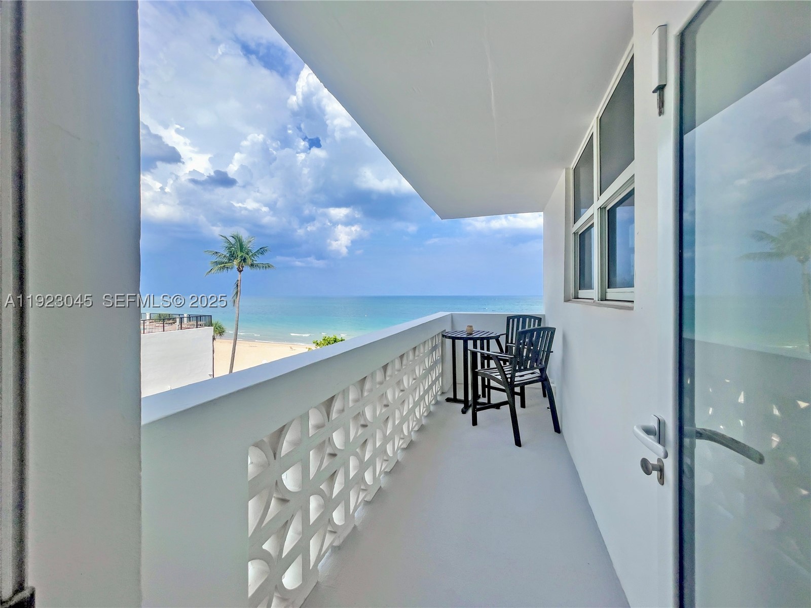 This rare corner unit offers direct Ocean Views. Perfectly situated on the pristine sandy shores of the Galt Mile. Boasting 2 SPACIOUS BEDROOMS, 2 BATHROOMS, both featured w/ walk- in closets, SPLIT FLOOR PLAN. This beachfront gem offers both luxury & comfort, plenty of additional storage to ensure a clutter-free living space. With tile flooring throughout, high-impact windows & secured GARAGE PARKING available, you'll enjoy both style & protection in this beachfront haven! Groceries, wellness centers, and pharmacies nightlife, best restaurants, shopping all within walking distance. Live the coastal dream you've always wanted – contact us now to schedule a tour and make it yours today.