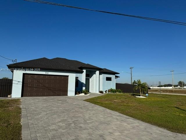 Welcome to this amazing house in the sunny city of Cape Coral, this 4 bedroom 3 bath is an example of modern luxury, style, comfort and living space in a serene neighborhood, This property offer open-concept design, gourmet kitchen meticulous attention to detail and abundance natural light that fills every room. Schedule your private showing today and fall in love with this home for yourself!!!