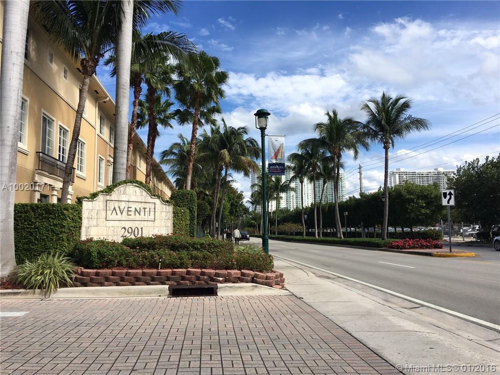 >>>MOVE IN READY Townhouse at the so great located AVENTI AT AVENTURA, walk into this well kept Townhouse and be delighted with the warm atmosphere this place has to offer with is all laminated floors and neutral color walls.  Spacious gourmet kitchen with granite counter top and stainless steel appliances.  Either to live or to Invest this is a great place to be.  2 spacious bedrooms and 2 full bathroms, spacious double car garage, gated comunity.  Easy showings please call to set up your appoitment.