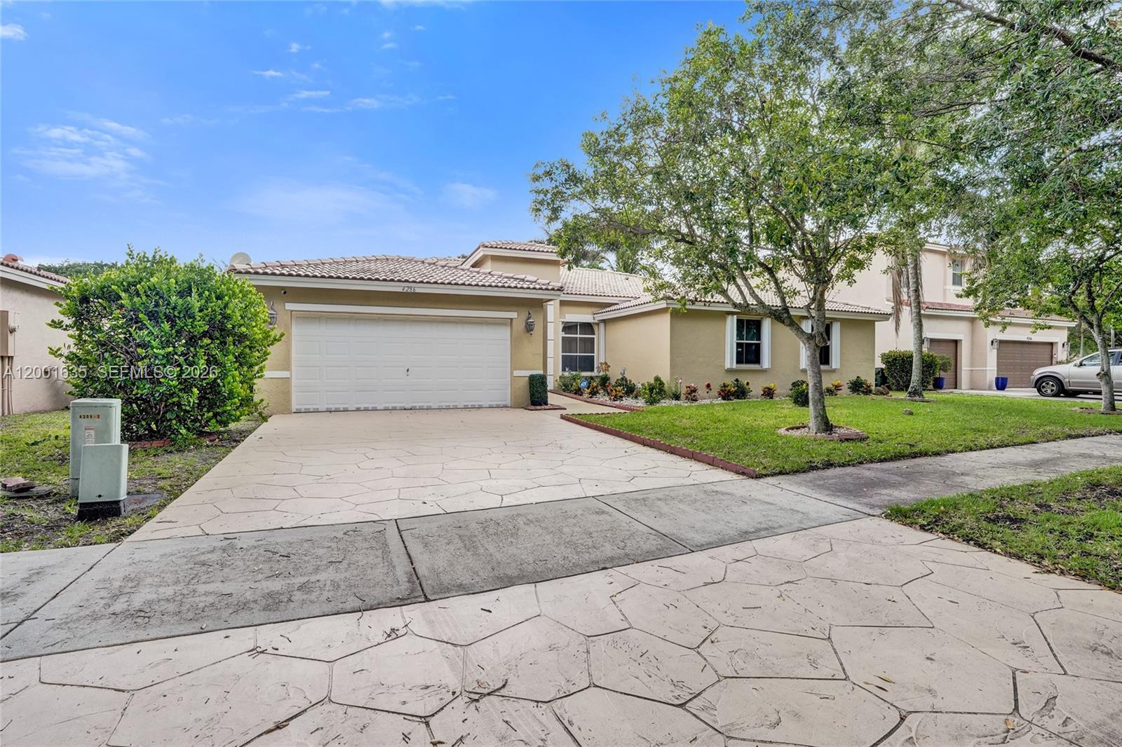 Stunning move-in ready home in a sought-after gated community, featuring a popular one-story floor plan with 4 bedrooms and 3 bathrooms. Bright and spacious, the home offers a formal dining area, family room, and breakfast nook.
Upgrades include modern flooring, remodeled bathrooms, freshly painted interiors, upgraded kitchen cabinetry, and custom designer closets in all bedrooms. Enjoy a beautifully renewed covered terrace, perfect for outdoor living.
Additional highlights include a 2-car garage, accordion shutters, and access to community amenities such as a pool and playground. Conveniently located near parks, shopping, dining, and major highways, in a top-rated school district.